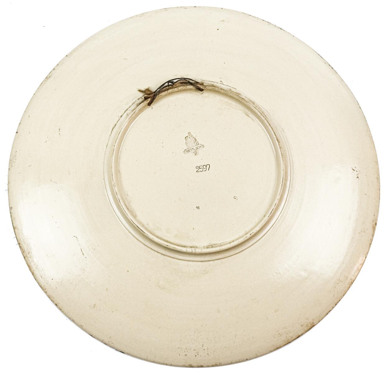 PLATO DECORATIVO VILLEROY & BOCH DEL PRIMER CUARTO S.XX