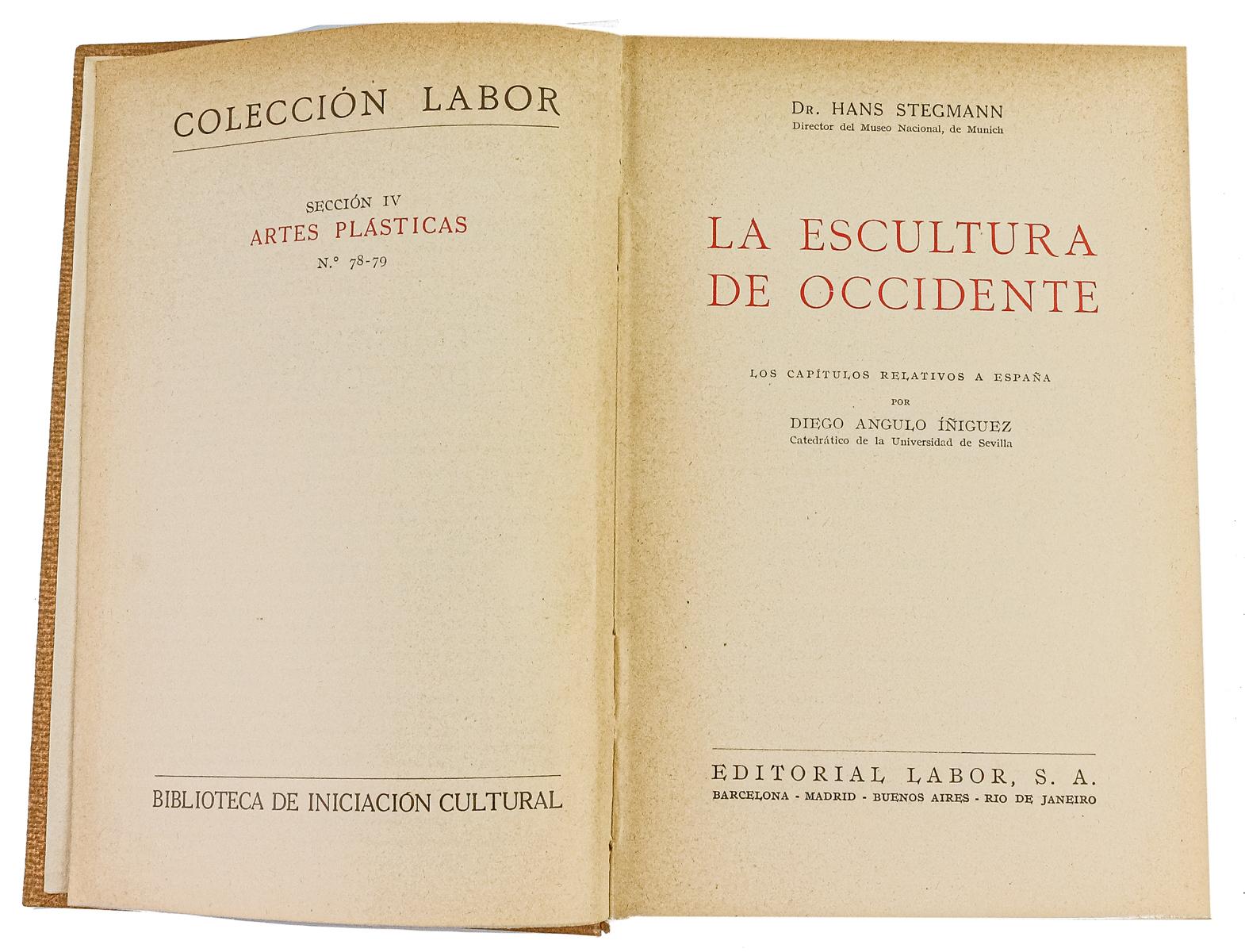 "LA ESCULTURA DE OCCIDENTE"