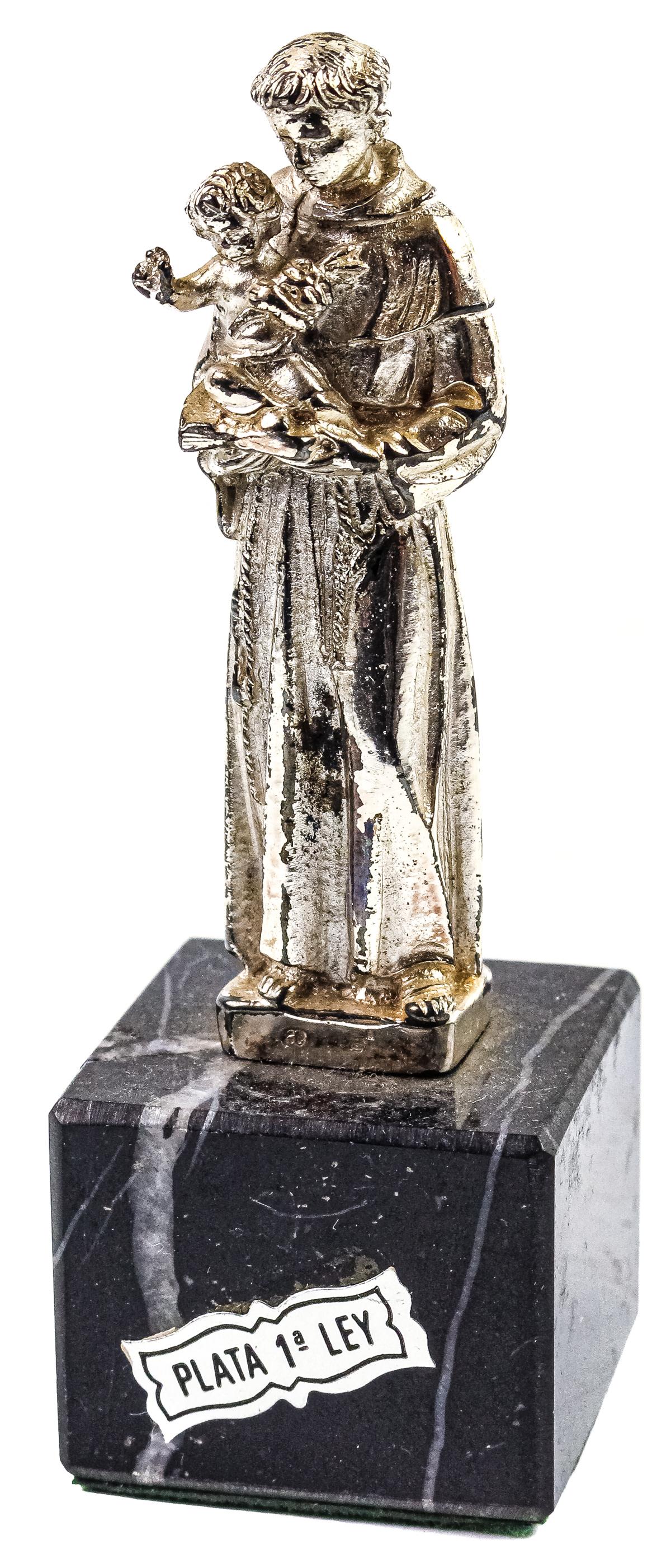 PEQUEÑA IMAGEN RELIGIOSA EN PLATA