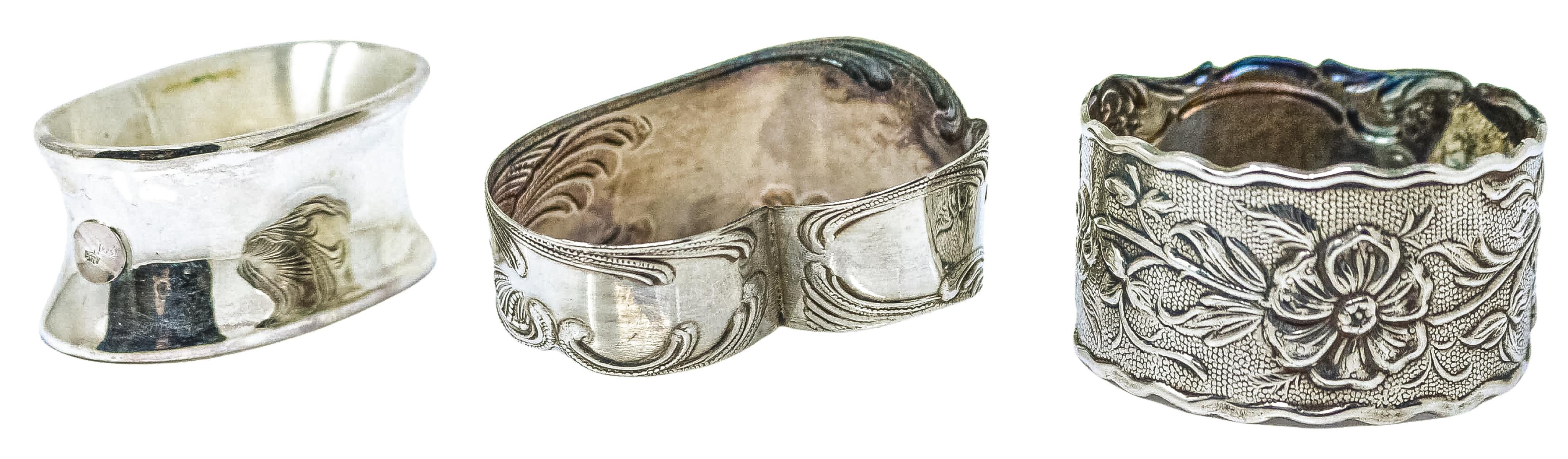 TRES ARGOLLAS EN PLATA 
