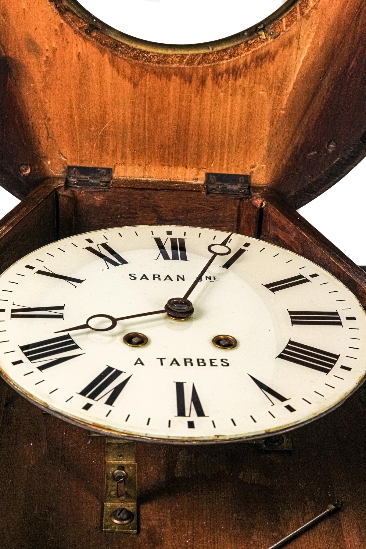 RELOJ DE PARED FRANCÉS DE FINALES DEL S.XIX