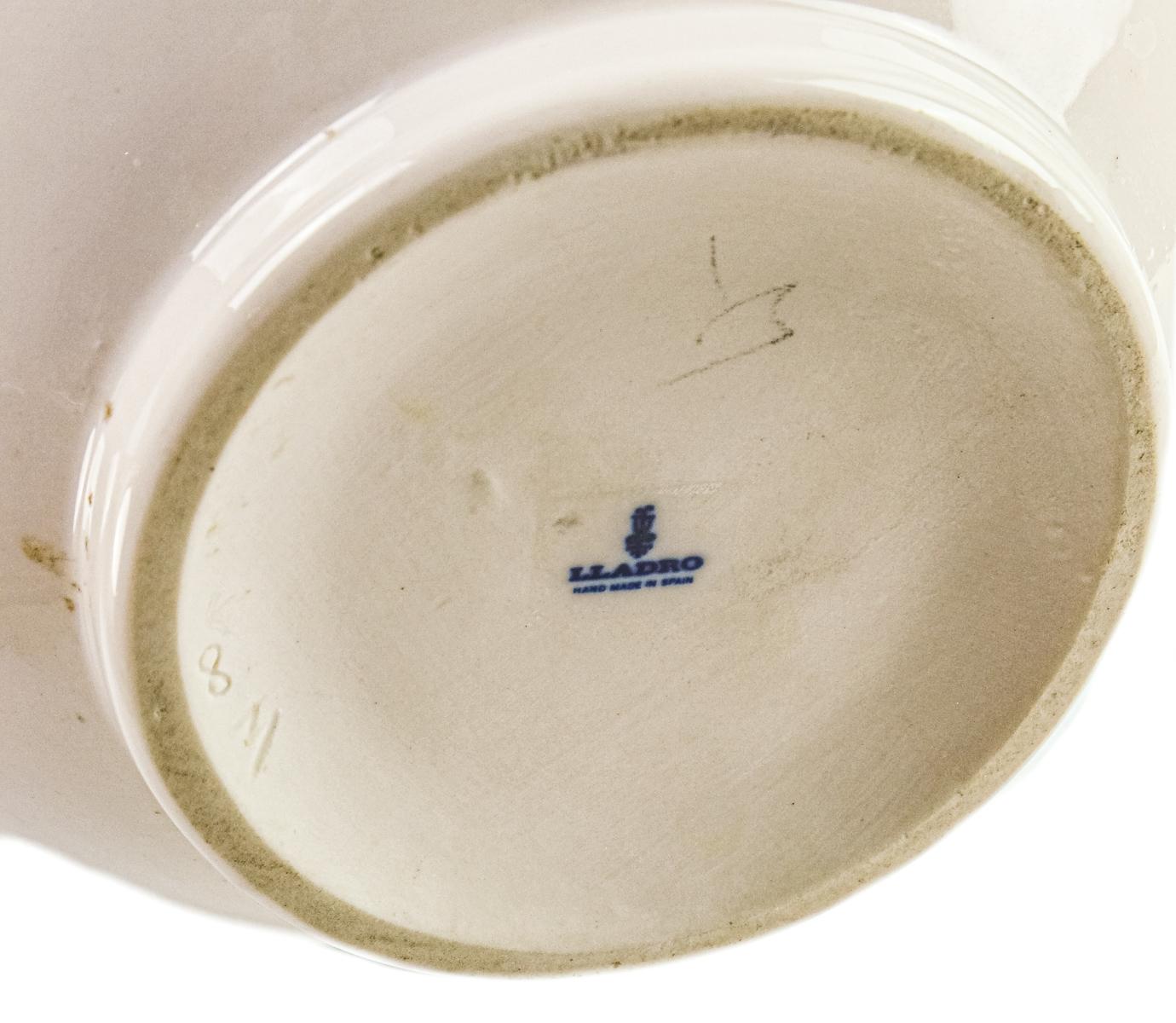 JARRÓN DE PORCELANA LLADRÓ DEL ÚLTIMO CUARTO DEL S.XX