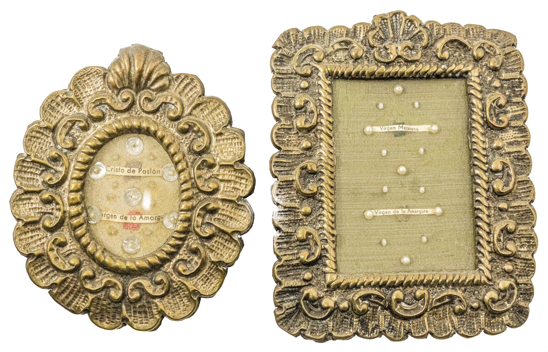 LOTE DE DOS RELICARIOS DEL S. XIX. 