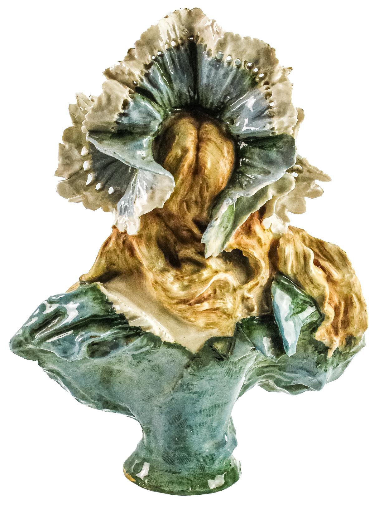 BUSTO DE PORCELANA AUSTRÍACA DE PRINCIPIOS DEL S.XX