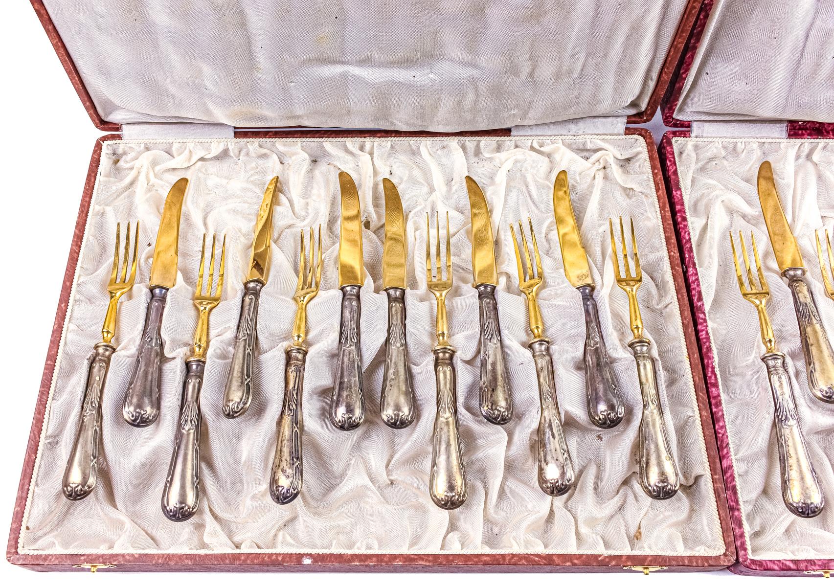 CONJUNTO DE CUBIERTOS DE PRINCIPIOS DEL S.XX