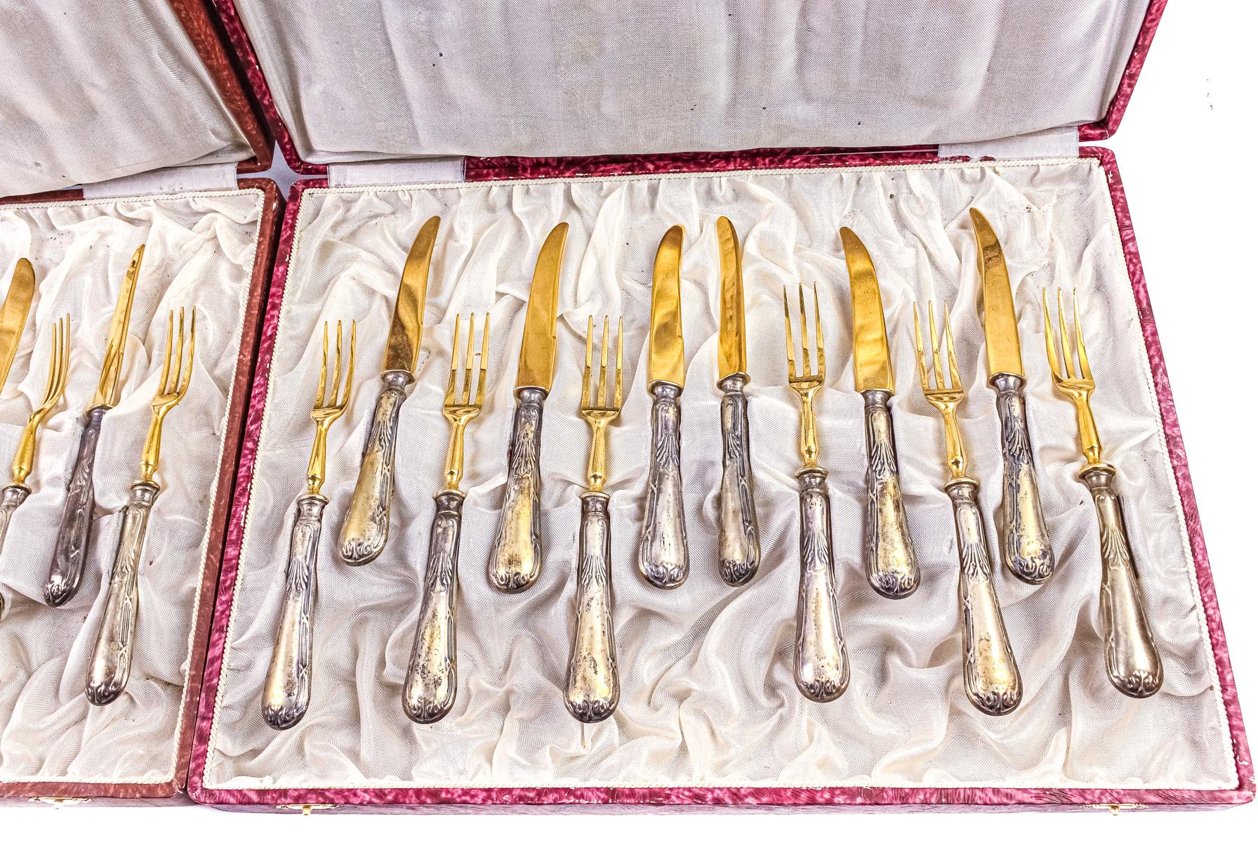 CONJUNTO DE CUBIERTOS DE PRINCIPIOS DEL S.XX