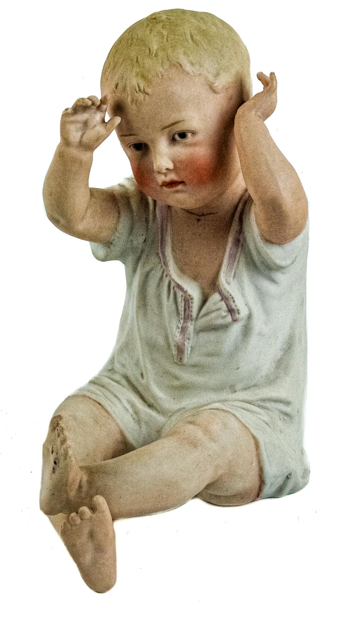 FIGURA EN BISCUIT DE PRINCIPIOS DE SIGLO XX