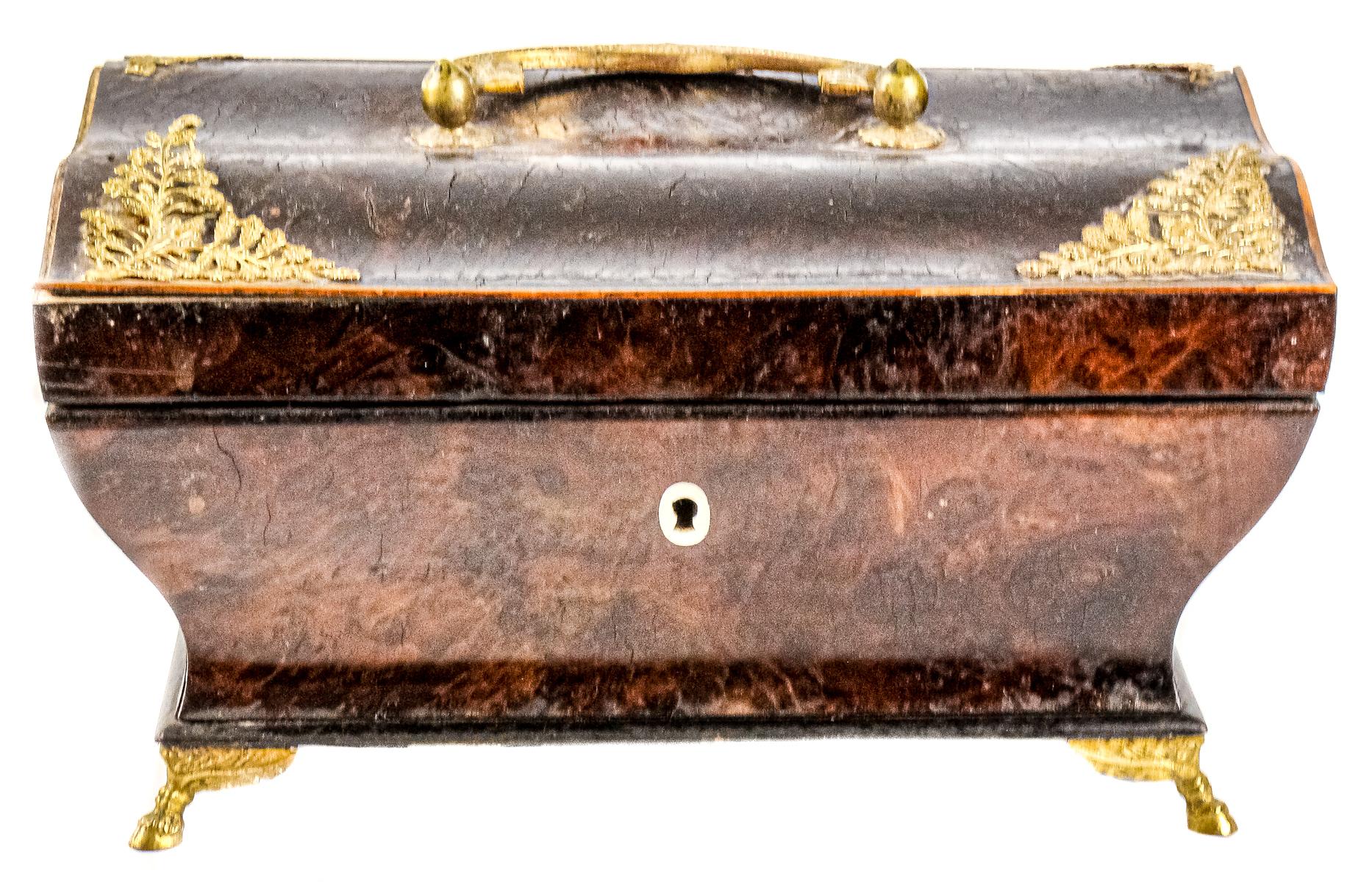 CAJA COSTURERO DE MEDIADOS DE SIGLO XIX