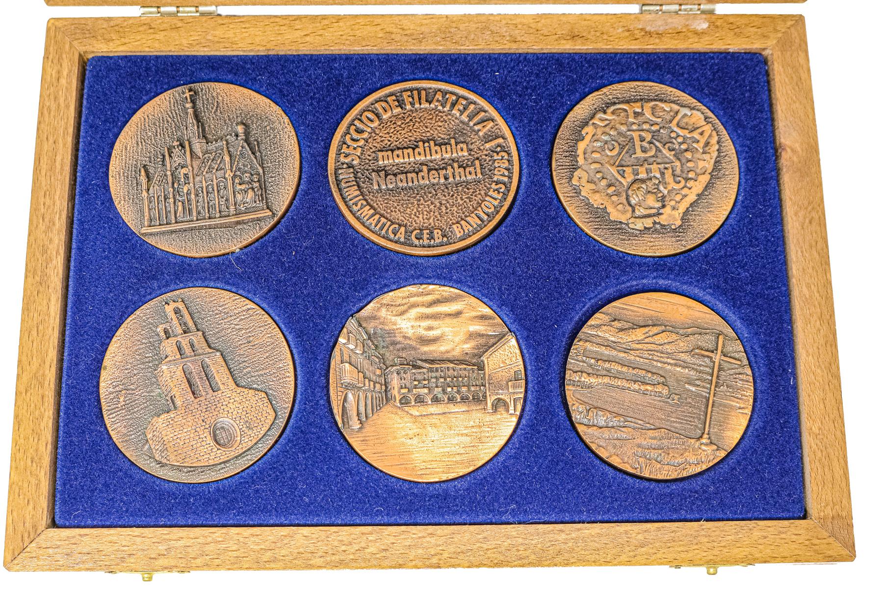 COLECCIÓN DE SEIS MEDALLAS 