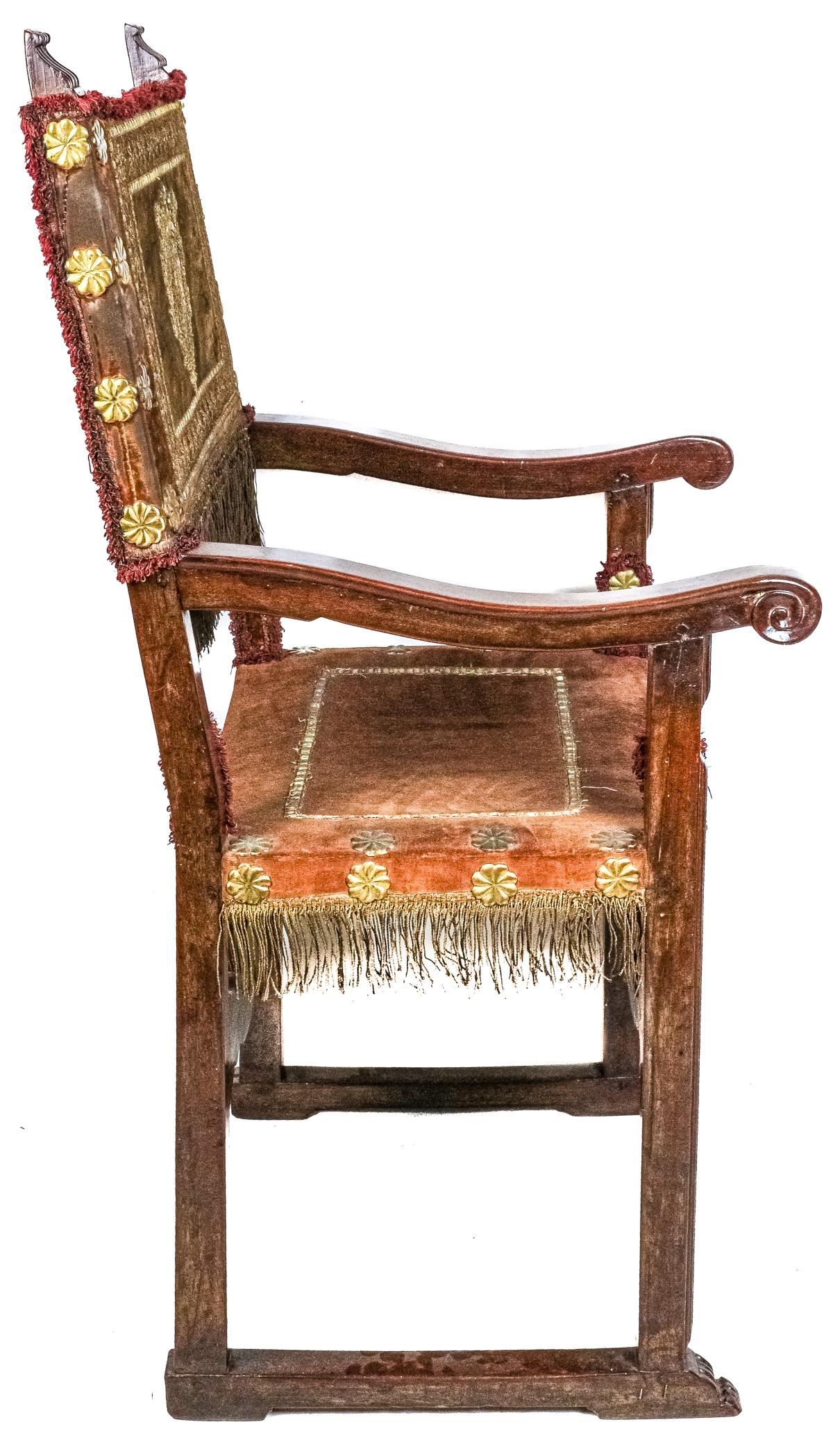 PAREJA DE SILLONES FRAILEROS DEL CIRCA 1800