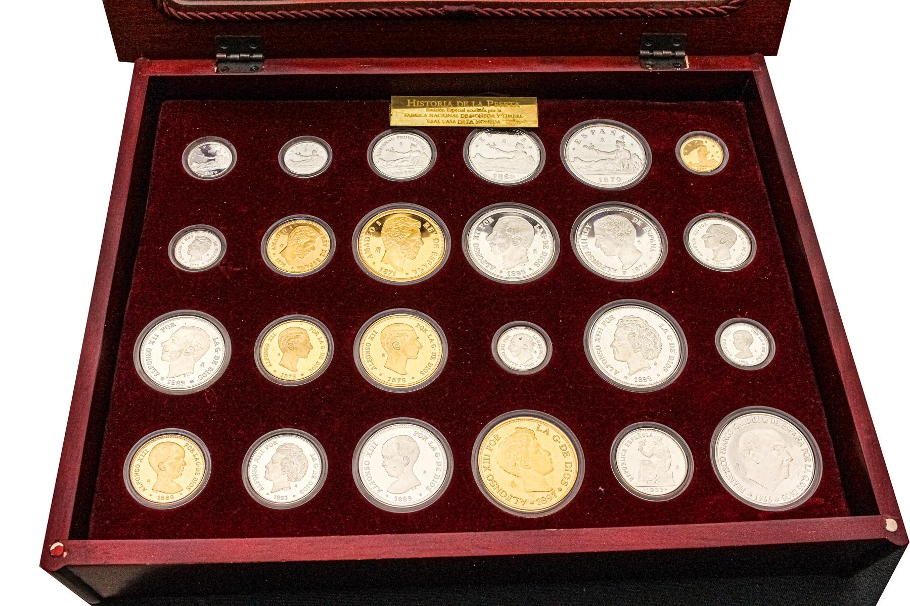 COLECCIÓN DE MONEDAS DE PLATA