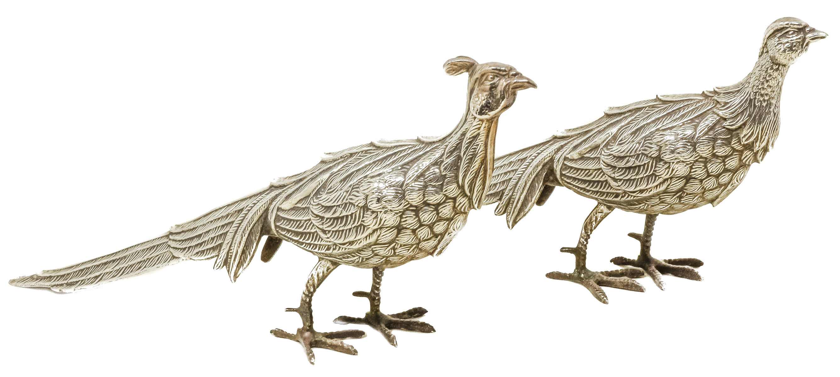 PAREJA DE FAISANES DE MEDIADOS S.XX