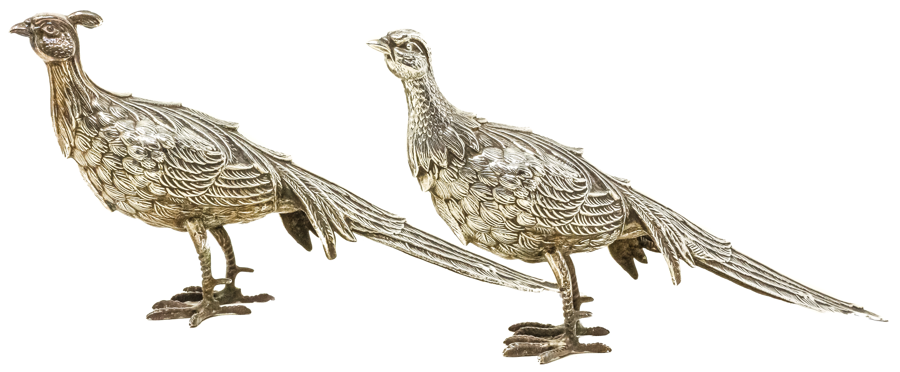 PAREJA DE FAISANES DE MEDIADOS S.XX