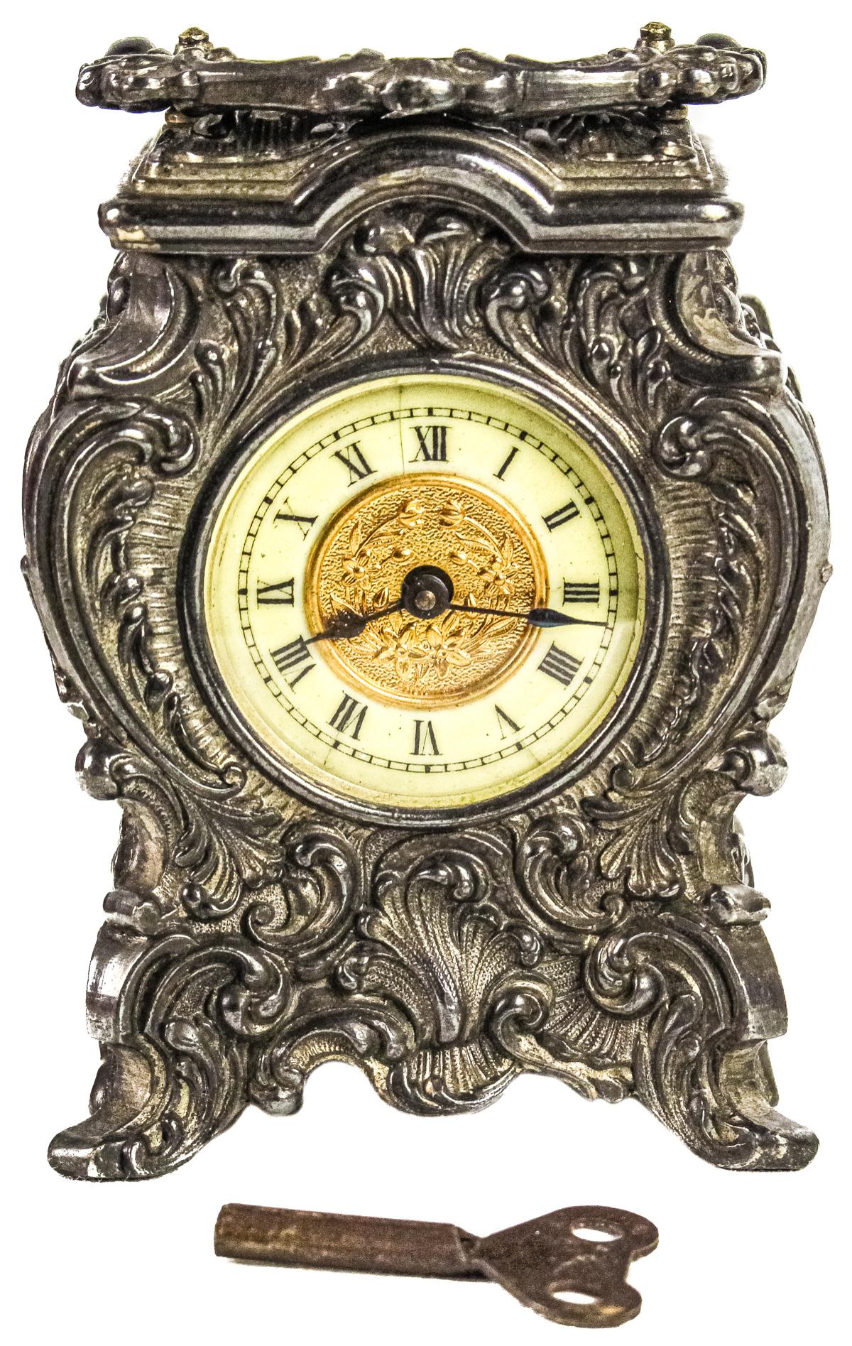 RELOJ DE SOBREMESA DE VIAJE DE PRINCIPIOS DEL S.XX