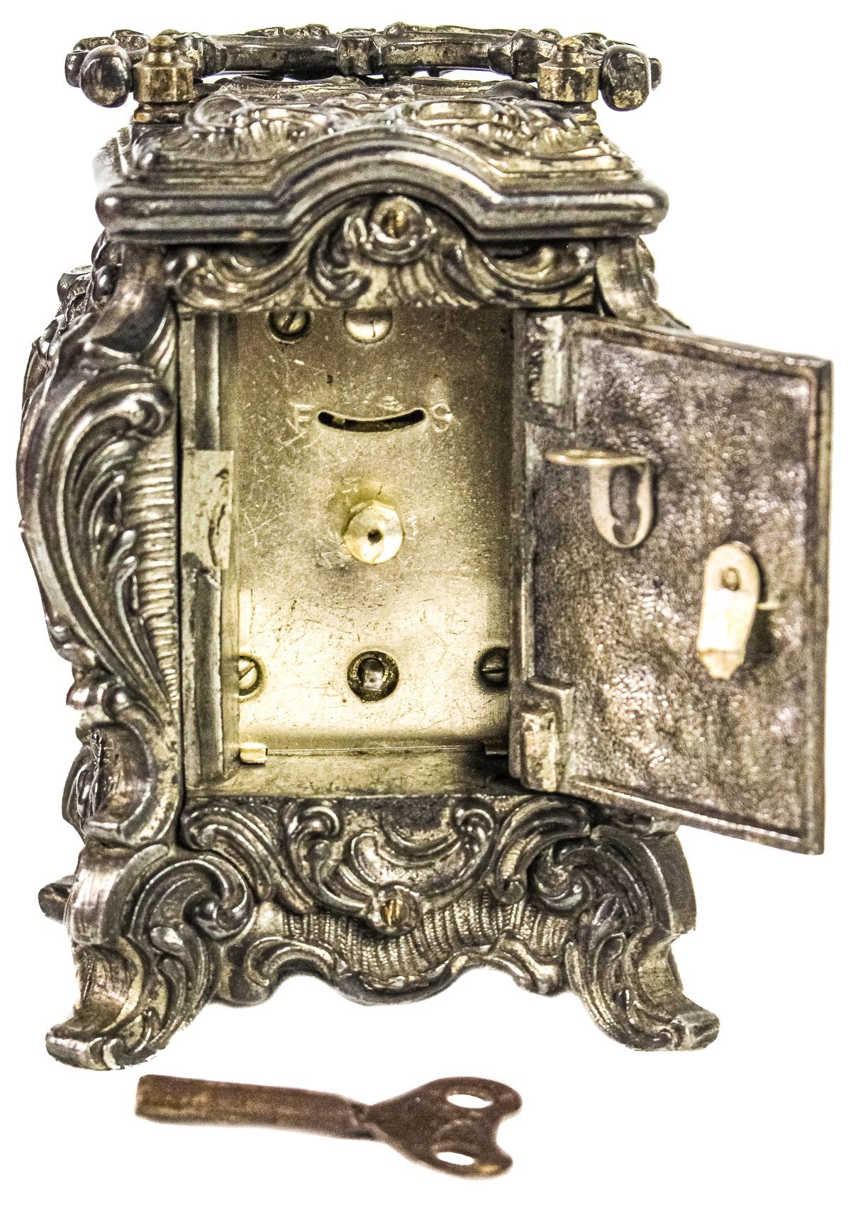 RELOJ DE SOBREMESA DE VIAJE DE PRINCIPIOS DEL S.XX