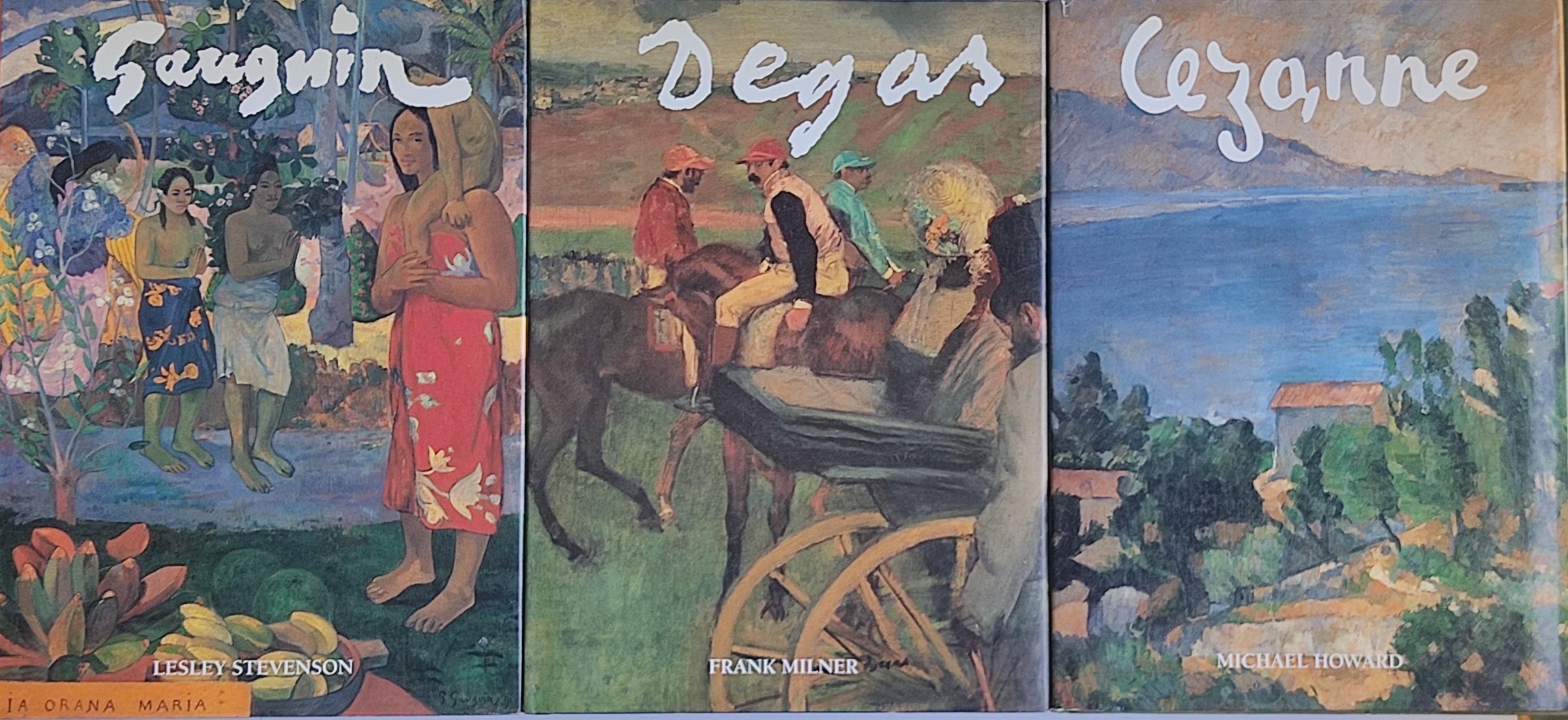 TRES LIBROS SOBRE PINTORES DE ÉPOCA IMPRESIONISTA