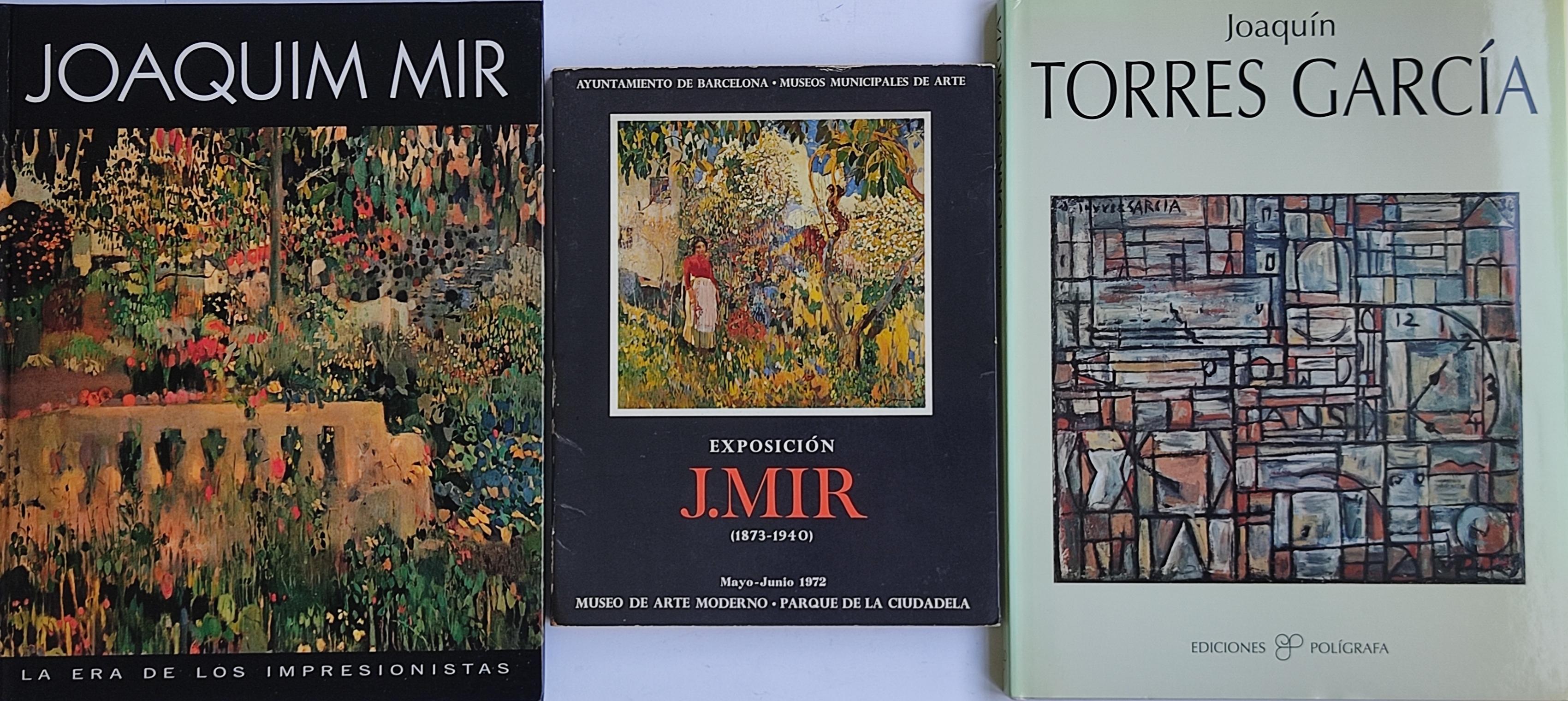 TRES LIBROS DE PINTURA