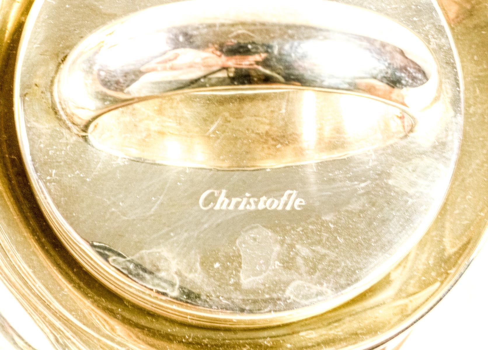 JARRA TERMO Y CUBITERA "CHRISTOFFLE" DEL ÚLTIMO CUARTO S.XX