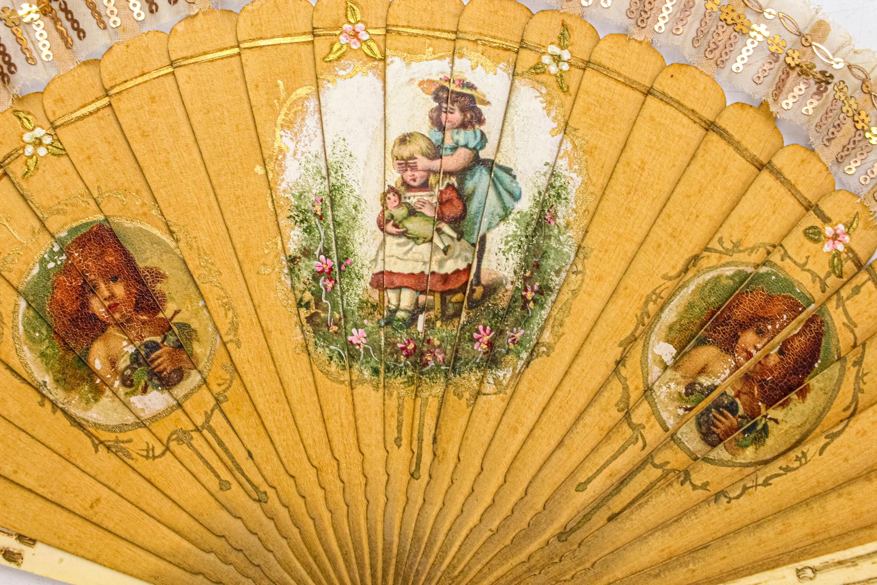 DOS PEQUEÑOS ABANICOS DE PRINCIPIOS DEL S.XX