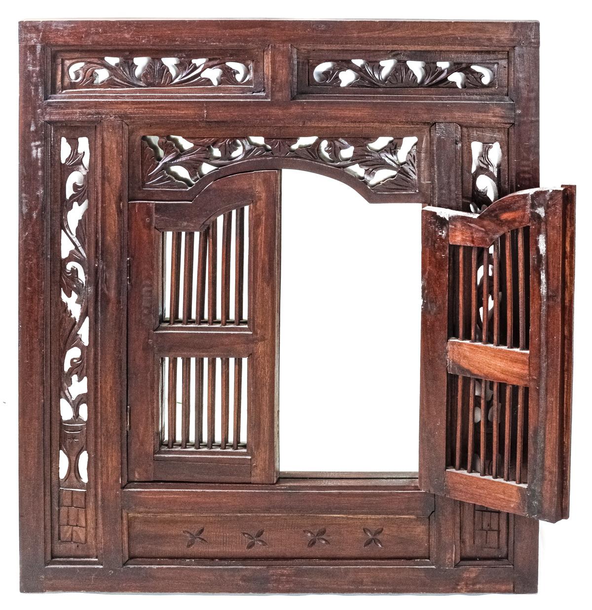 ORIGINAL VENTANA ORIENTAL CON ESPEJO