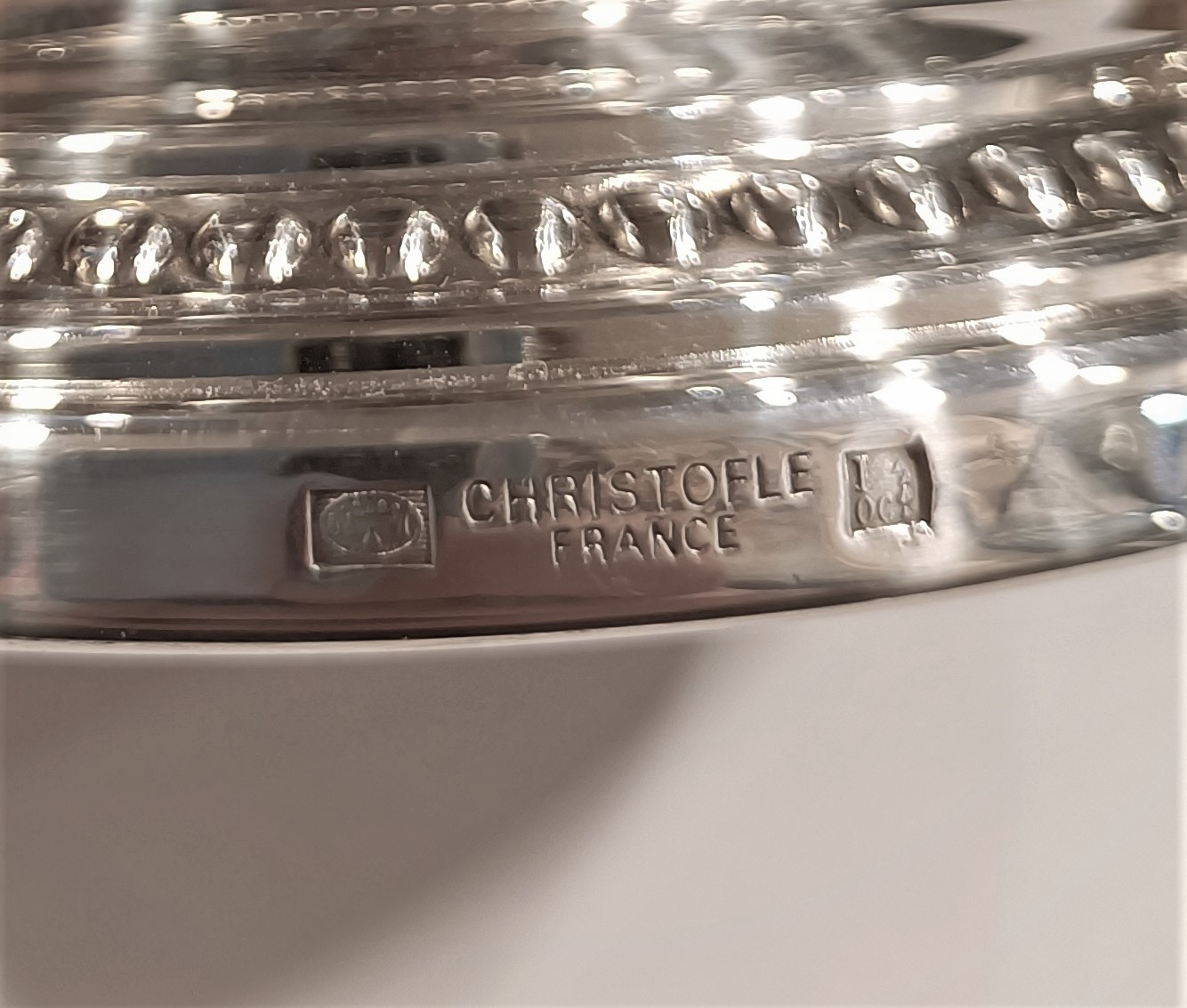 JUEGO DE CAFÉ Y TÉ "CHRISTOFFLE" DEL ÚLITMO CUARTO DEL S.XX