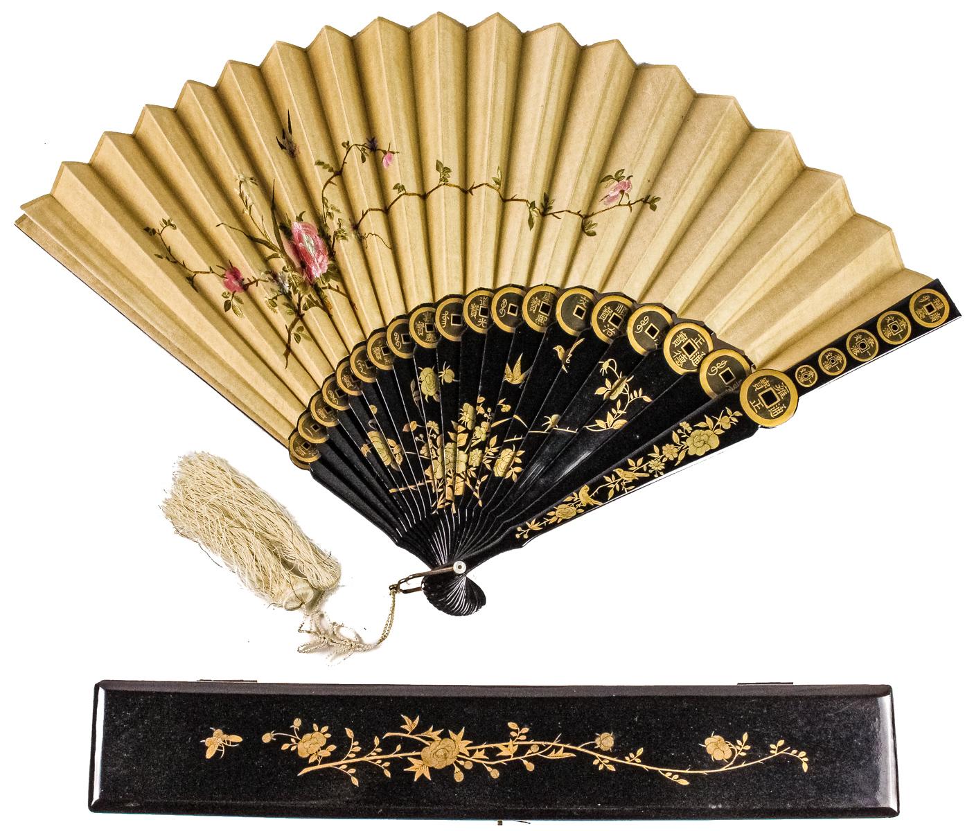 ABANICO ORIENTAL DEL PRIMER TERCIO DEL SIGLO XX