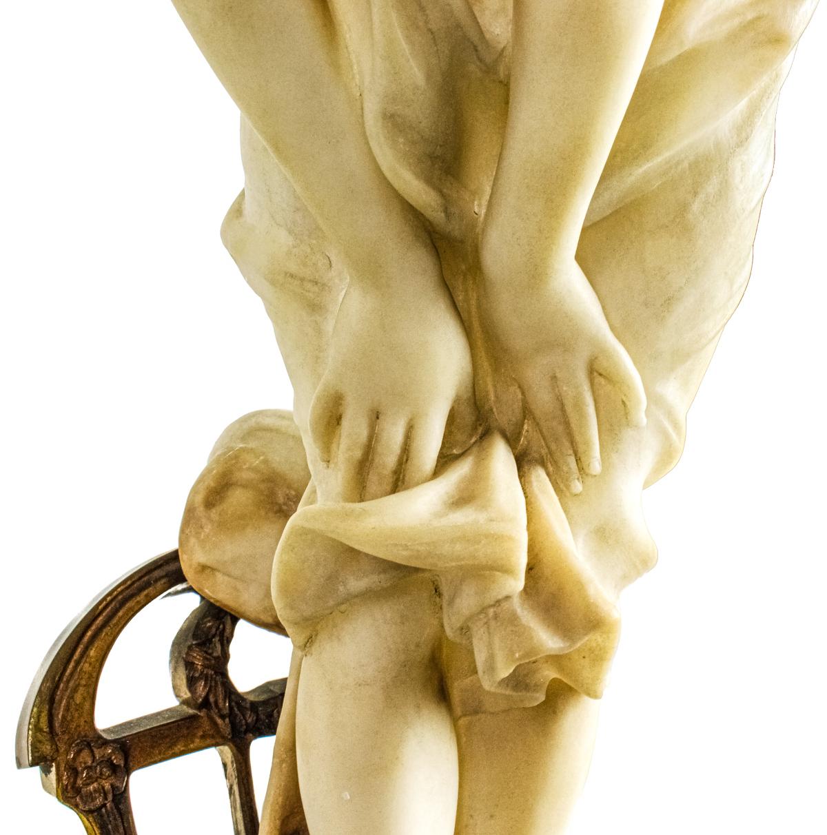 FIGURA DE ESCUELA ITALIANA CIRCA 1900