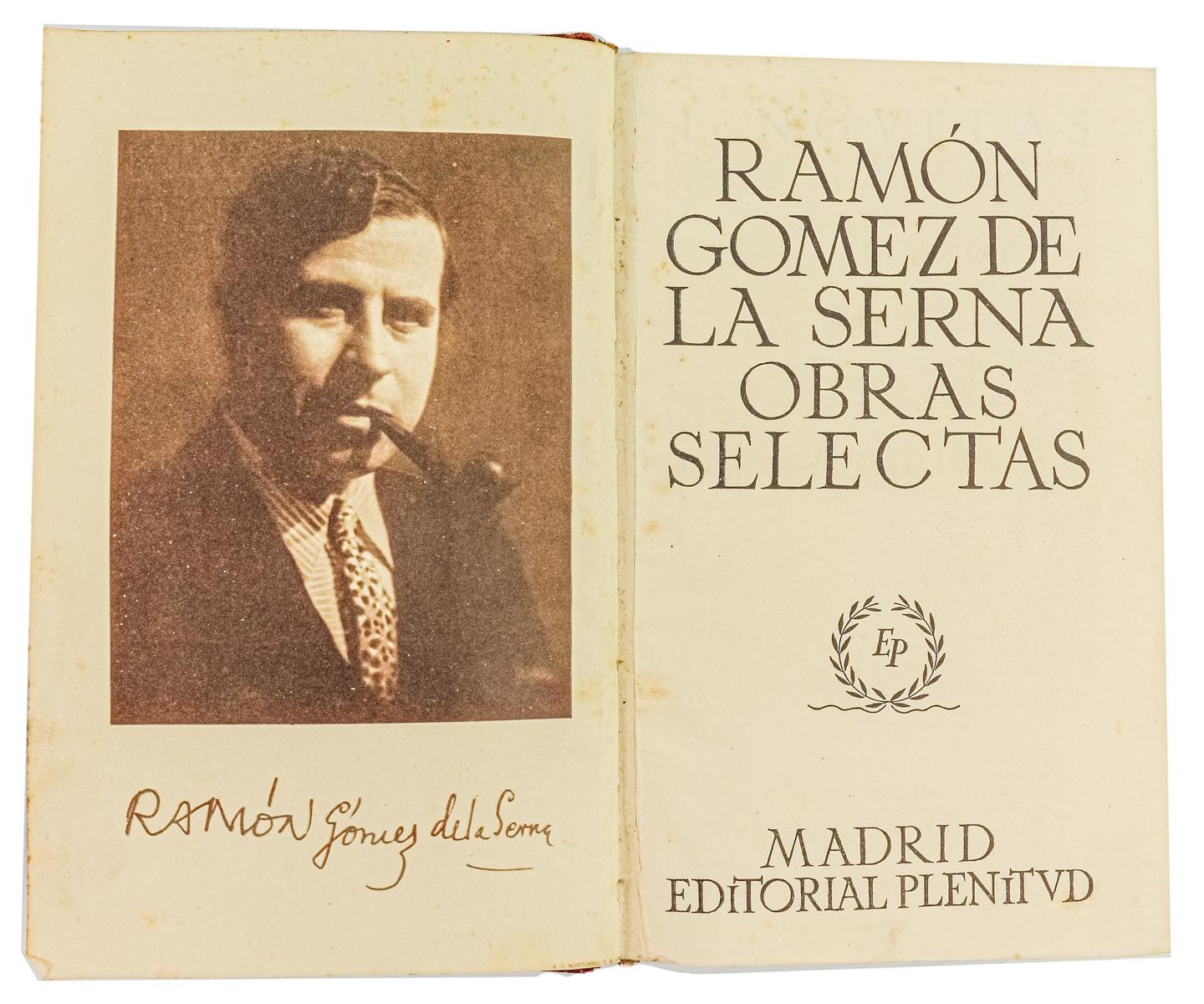 "OBRAS SELECTAS. RAMÓN GÓMEZ DE LA SERNA"