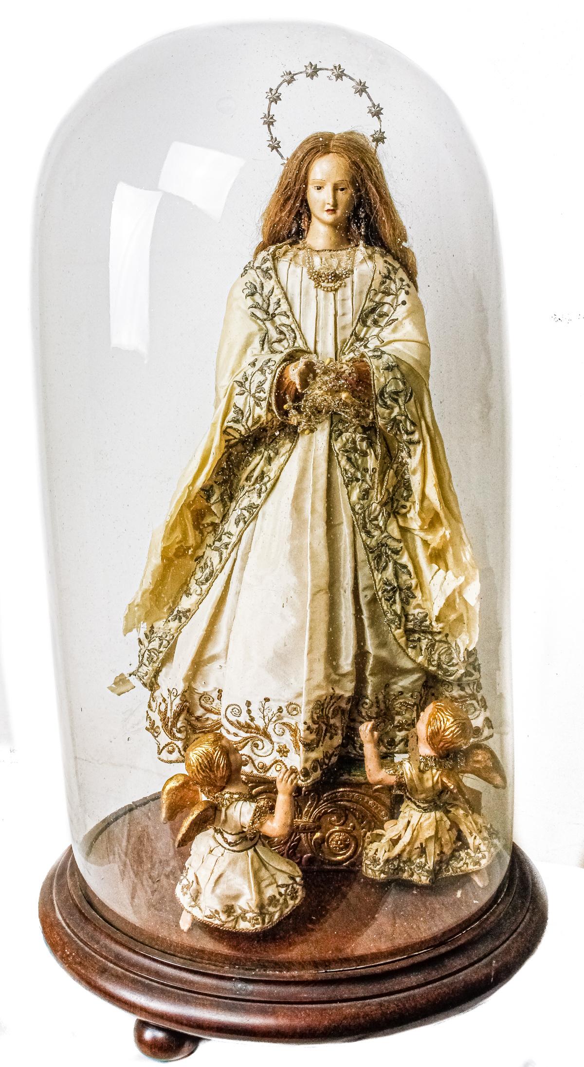 VIRGEN CAP I POTA DEL SIGLO XIX