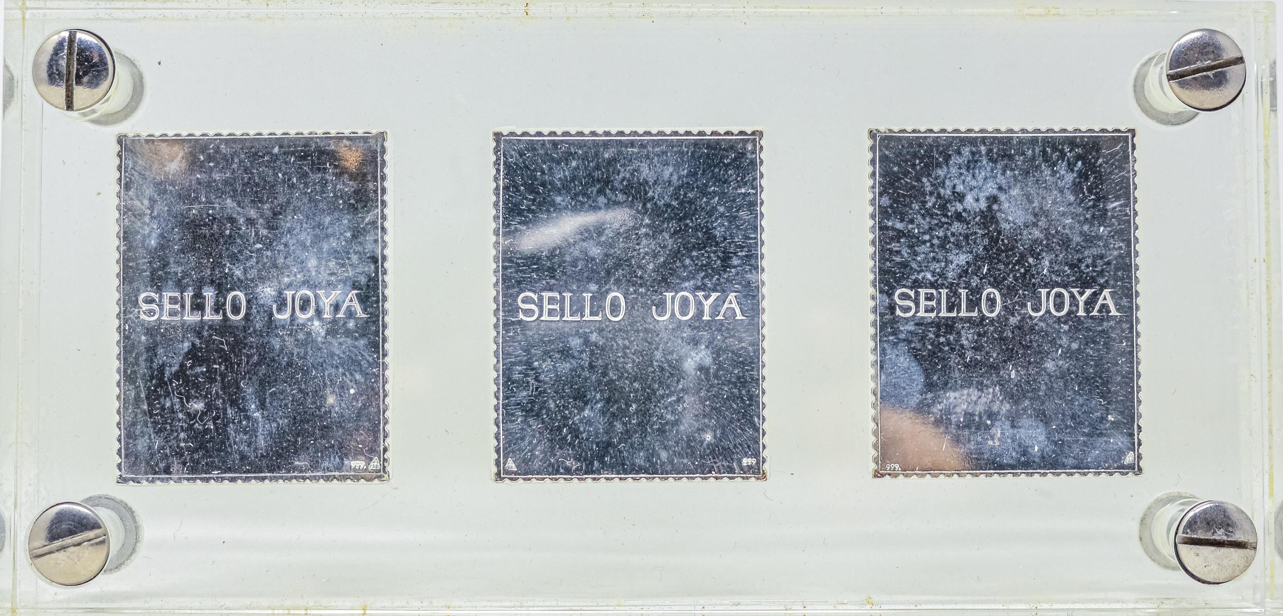 TRES SELLOS DEDICADOS A MIRÓ, DALÍ Y PICASSO