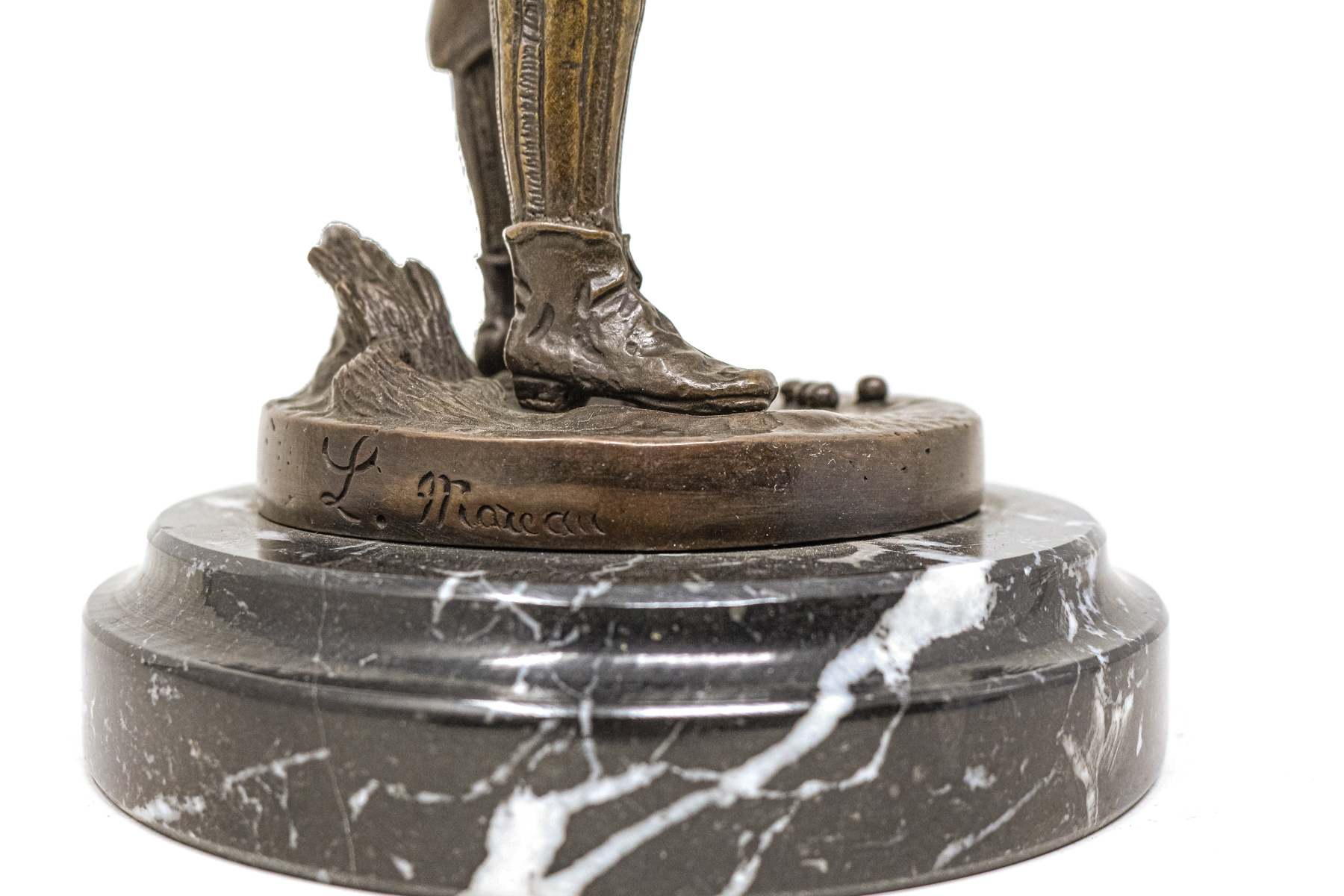 FIGURA EN BRONCE DEL ÚLTIMO TERCIO DE SIGLO XX