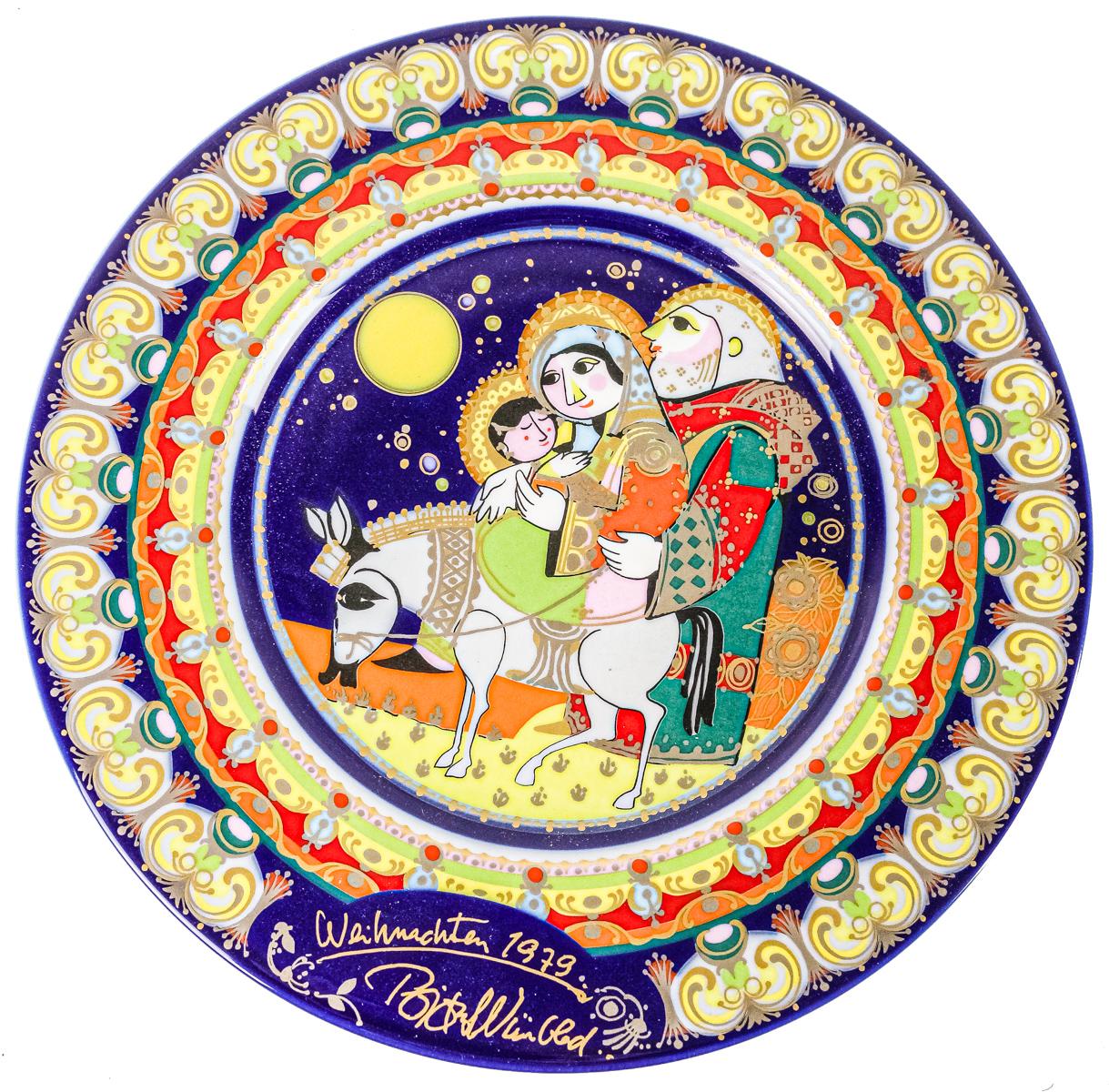 PLATO DE PORCELANA ALEMANA ROSENTHALE