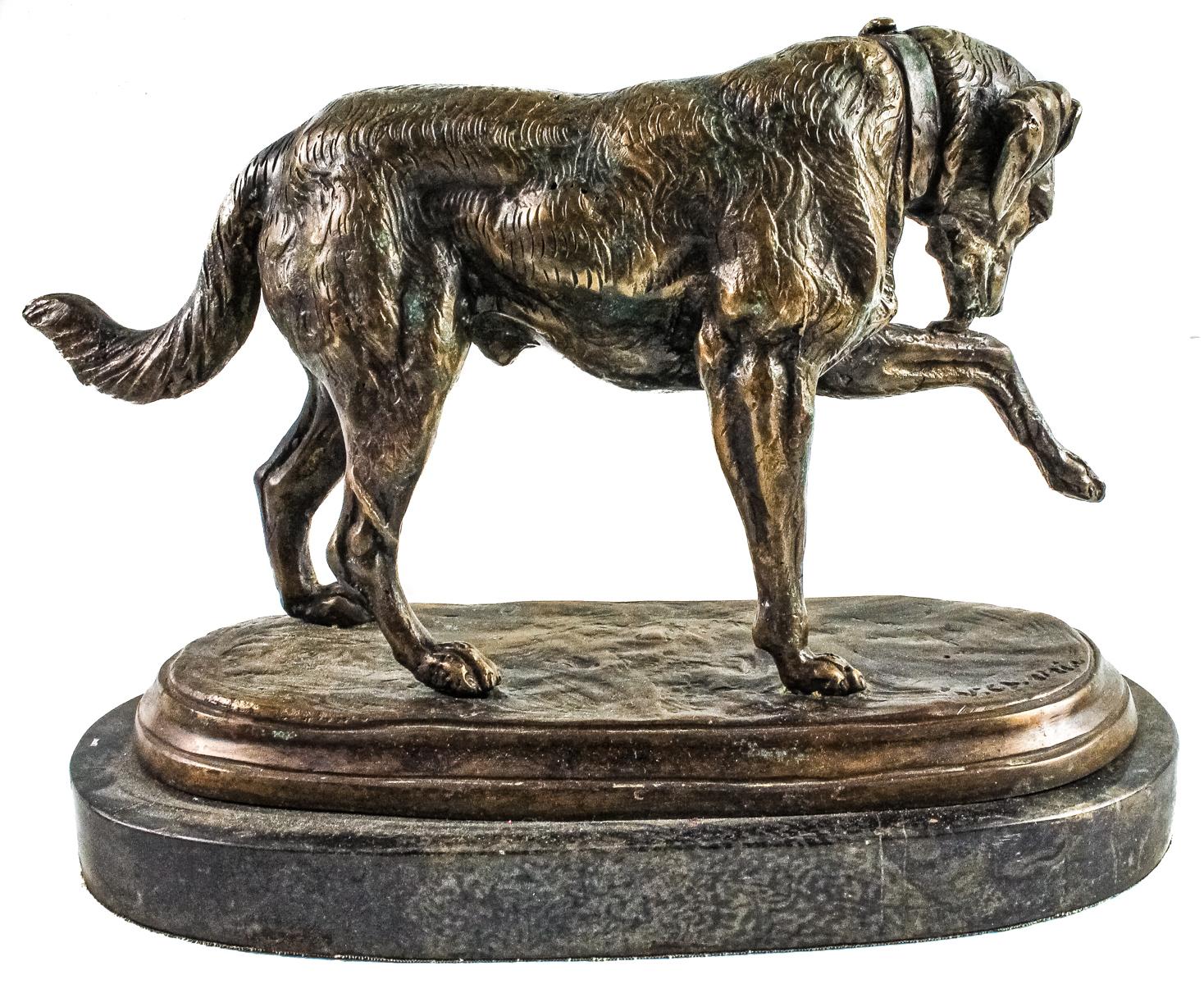 FIGURA EN BRONCE DE MEDIADOS DEL S.XX
