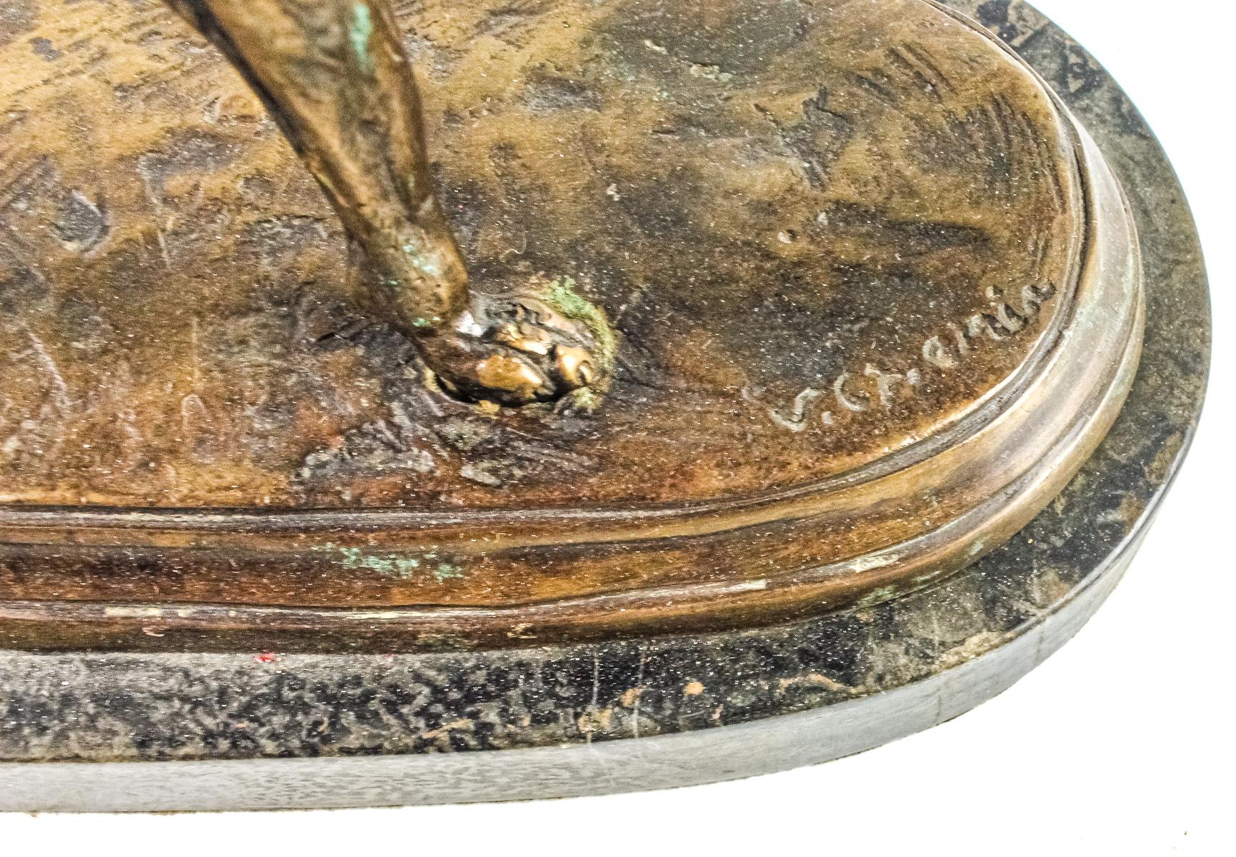 FIGURA EN BRONCE DE MEDIADOS DEL S.XX