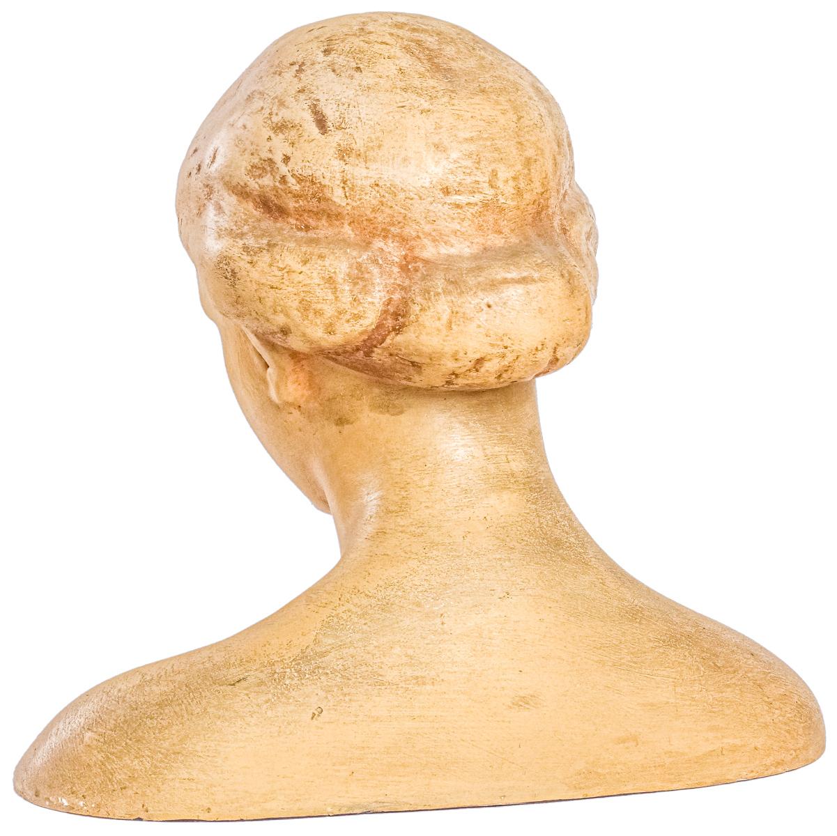 BUSTO EN ESTUCO DEL PRIMER TERCIO DEL S.XX