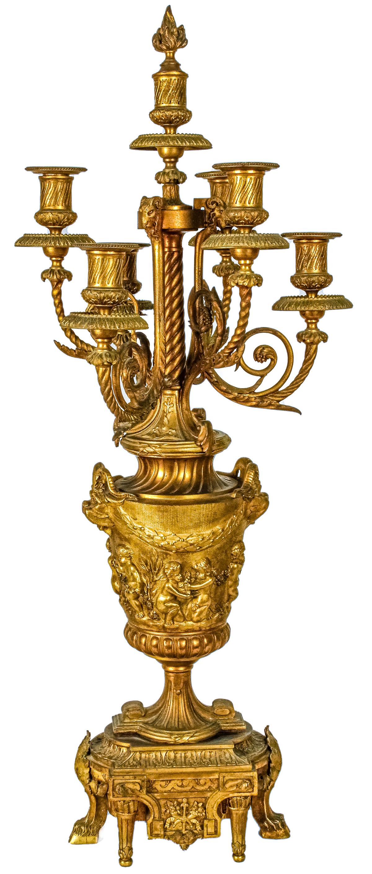 RELOJ FRANCÉS DE SOBREMESA DE FINALES DEL S.XIX