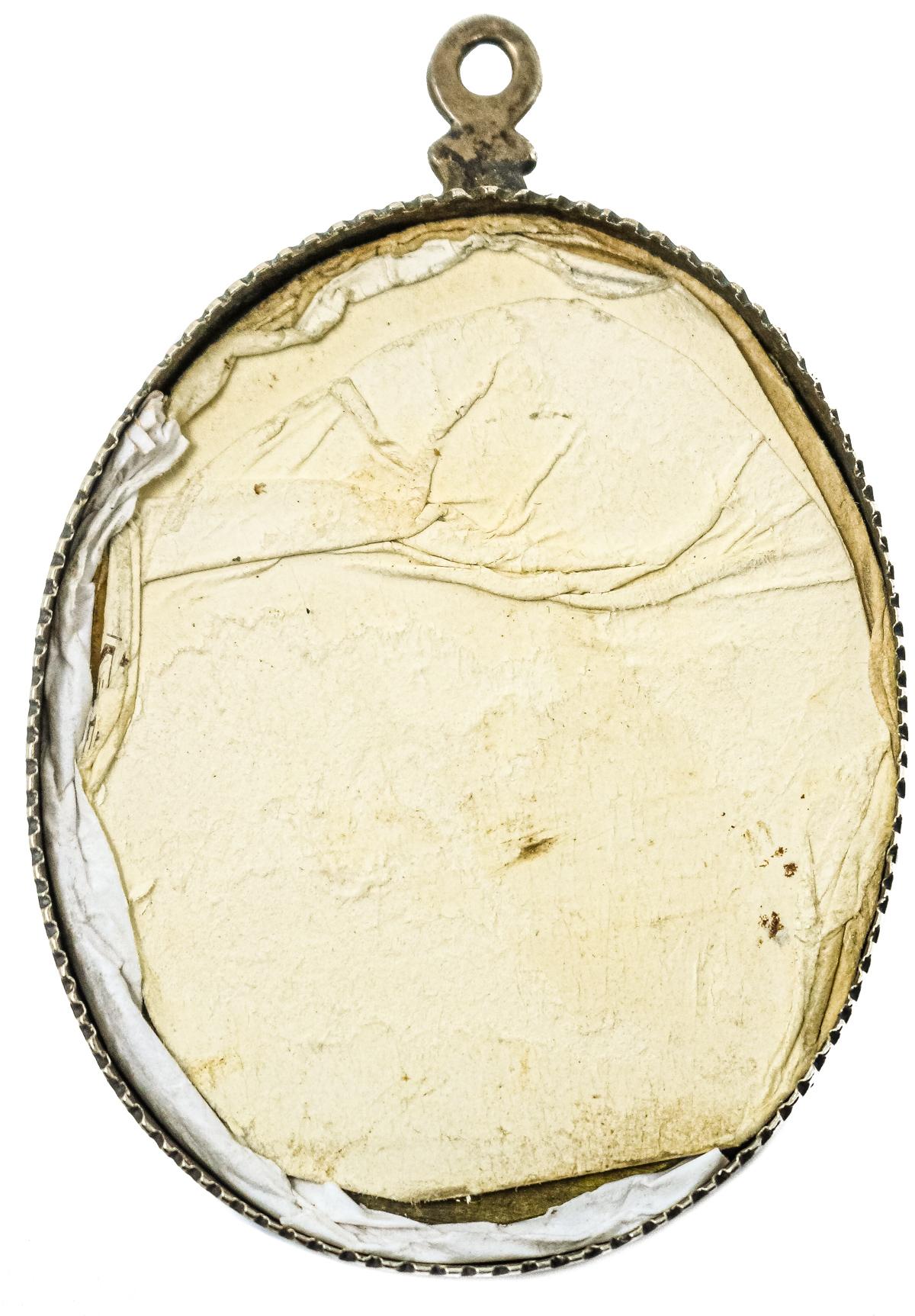 MEDALLÓN CON IMAGEN CIRCA 1800
