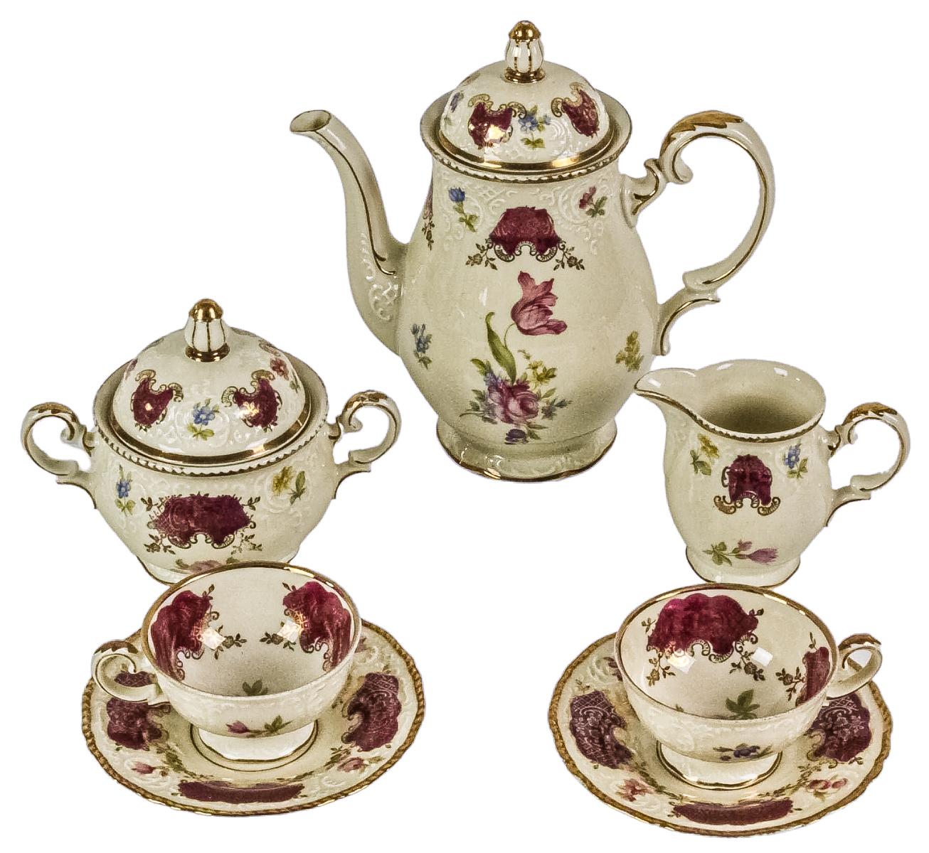 JUEGO DE CAFÉ DE PORCELANA ALEMANA
