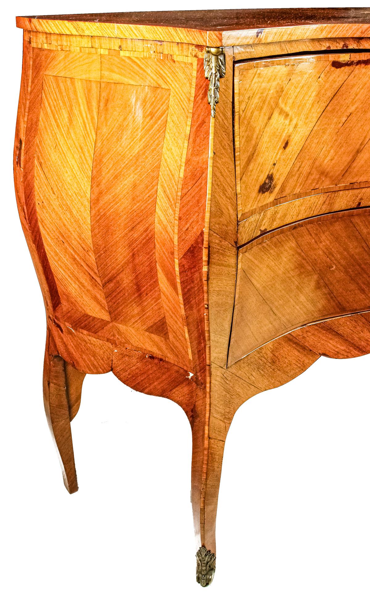 CÓMODA ESTILO LUIS XV DE LA PRIMERA MITAD DEL S.XX