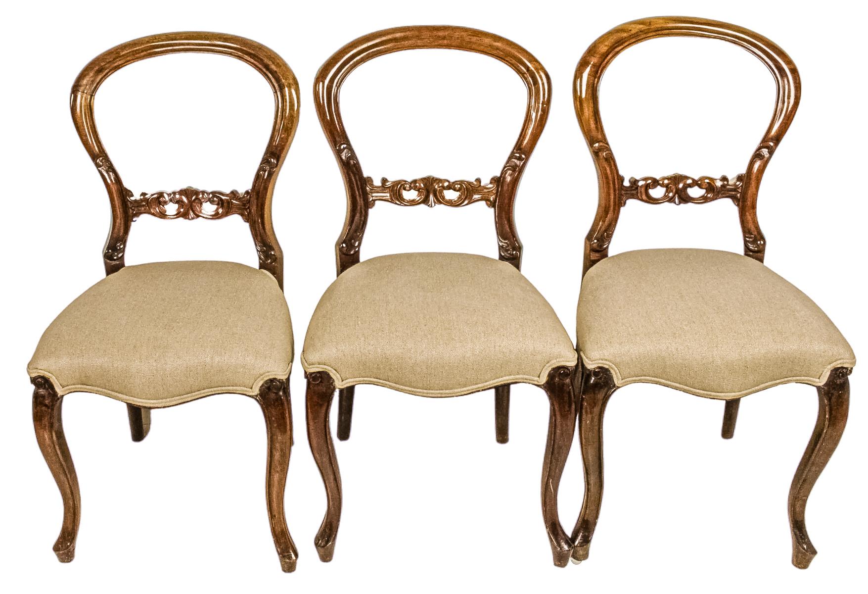 SEIS SILLAS DE ESTILO VICTORIANO