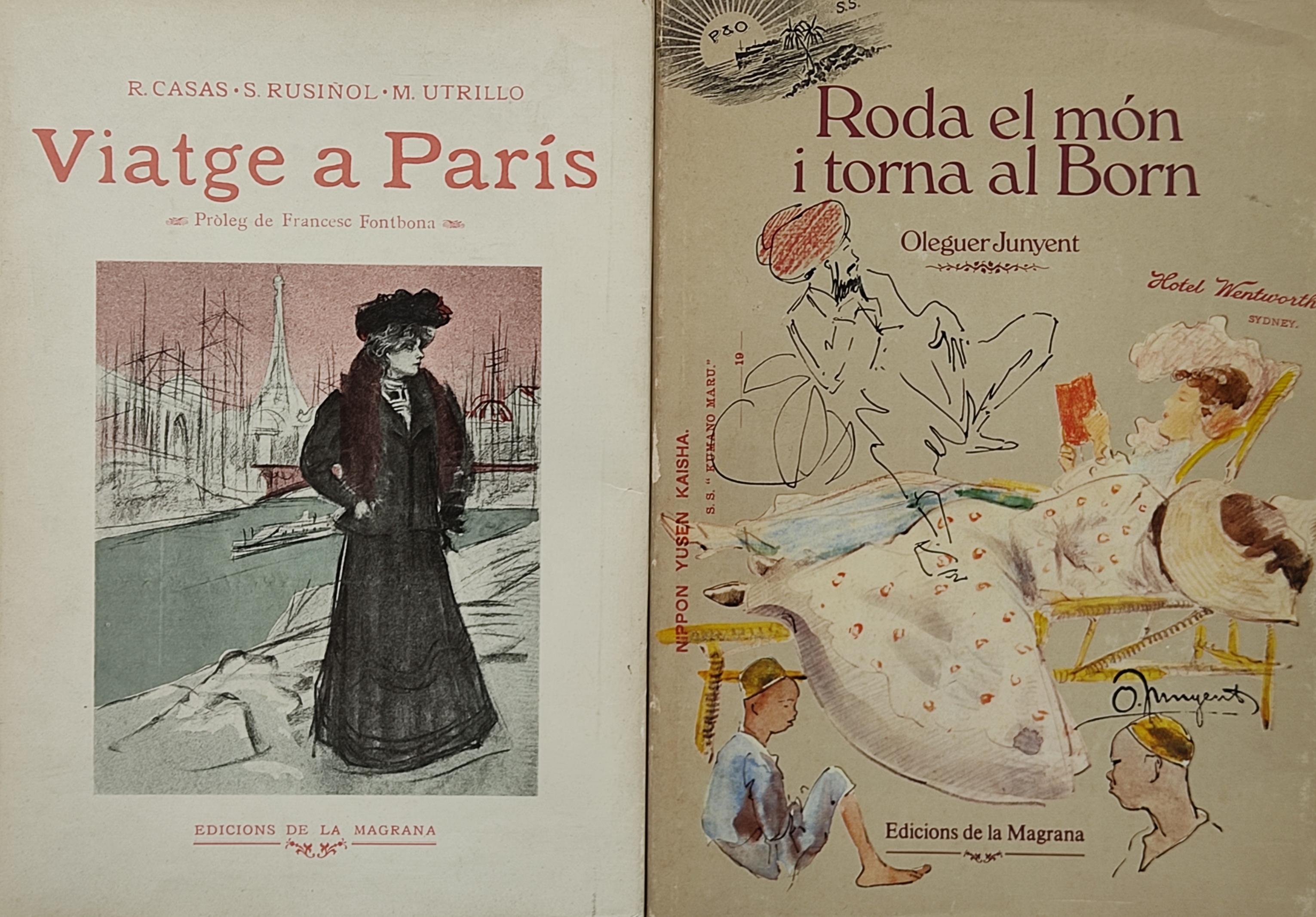 DOS LIBROS:  1. VIATJE A PARÍS....