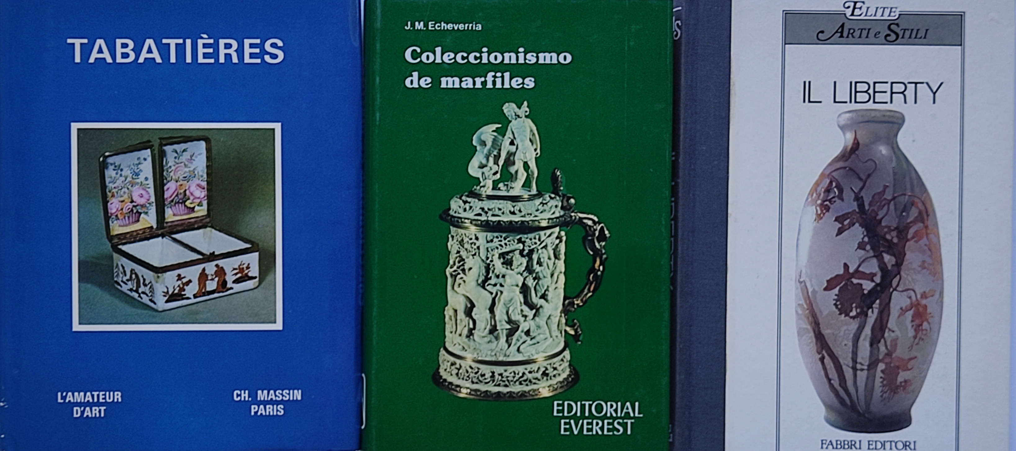 TRES LIBROS SOBRE COLECCIONISMO Y ARTE
