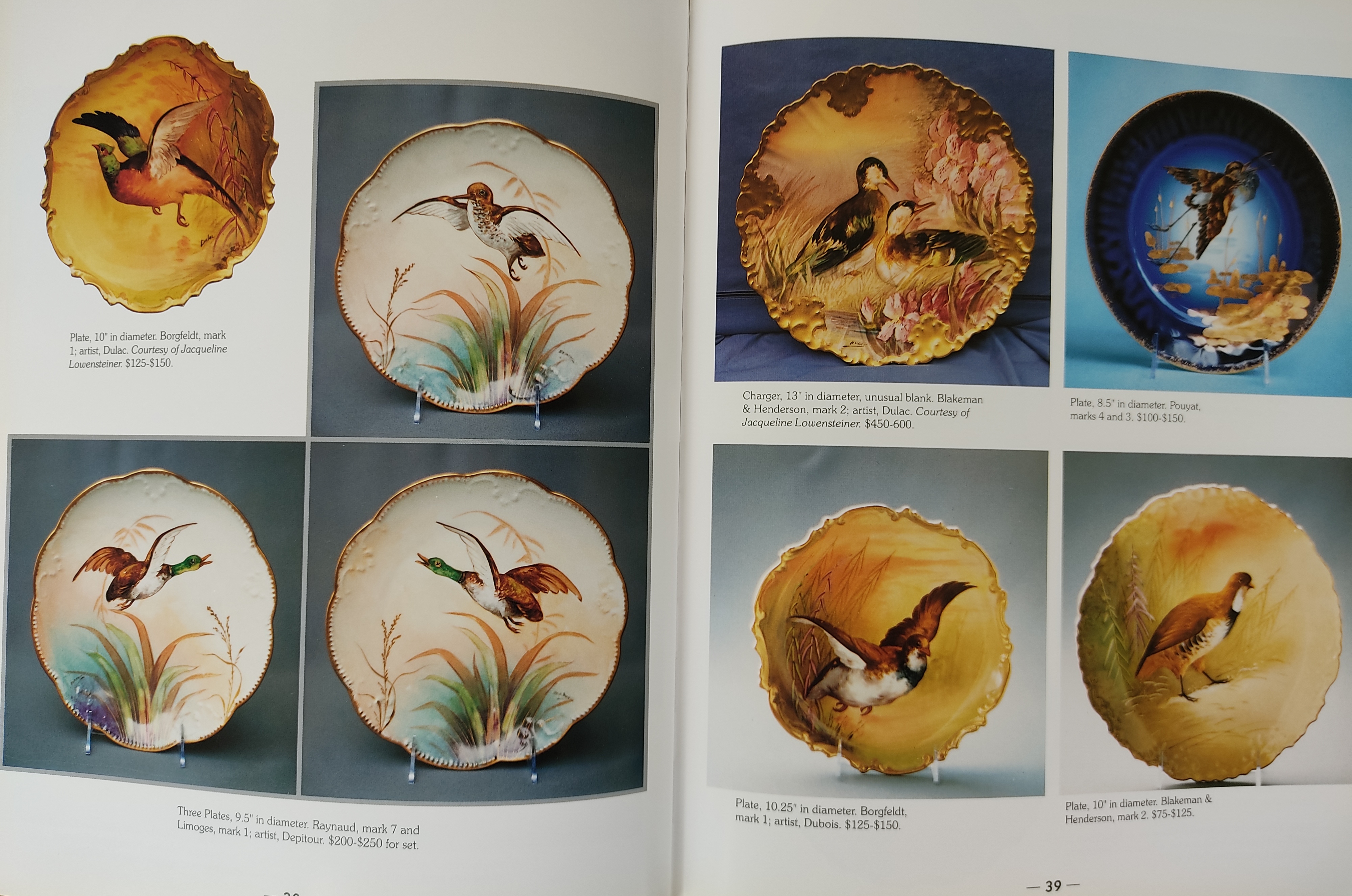 THE DECORATIVE ART OF LIMOGES.  PORCELAIN AND BOXES