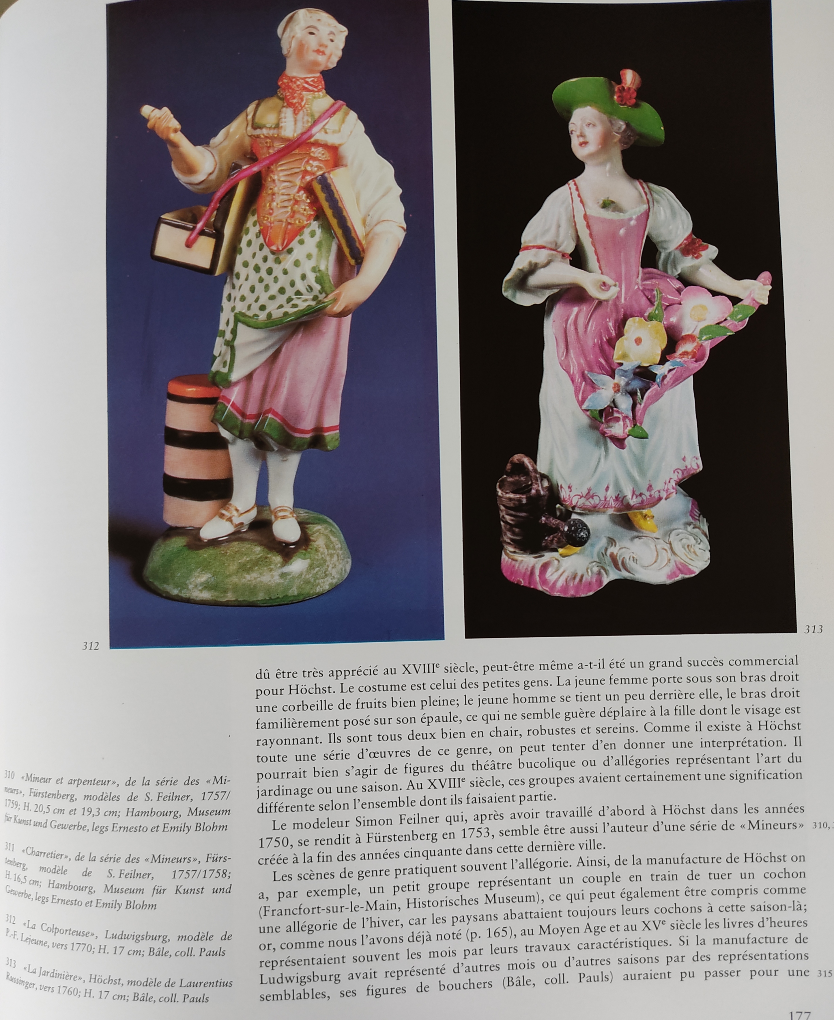 LA PORCELAINE EUROPÉENNE DU XVIIIe SIÈCLE.   