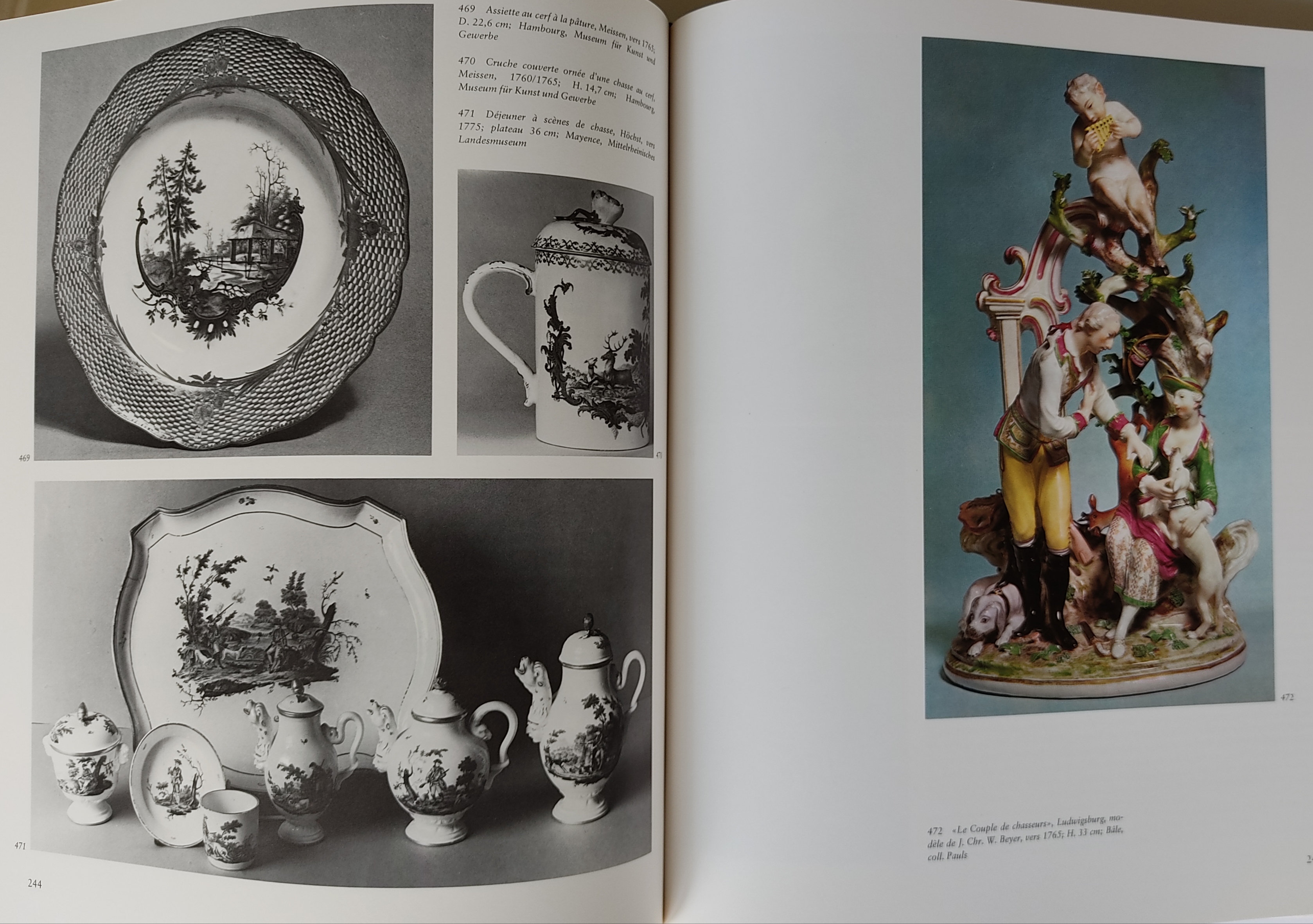 LA PORCELAINE EUROPÉENNE DU XVIIIe SIÈCLE.   