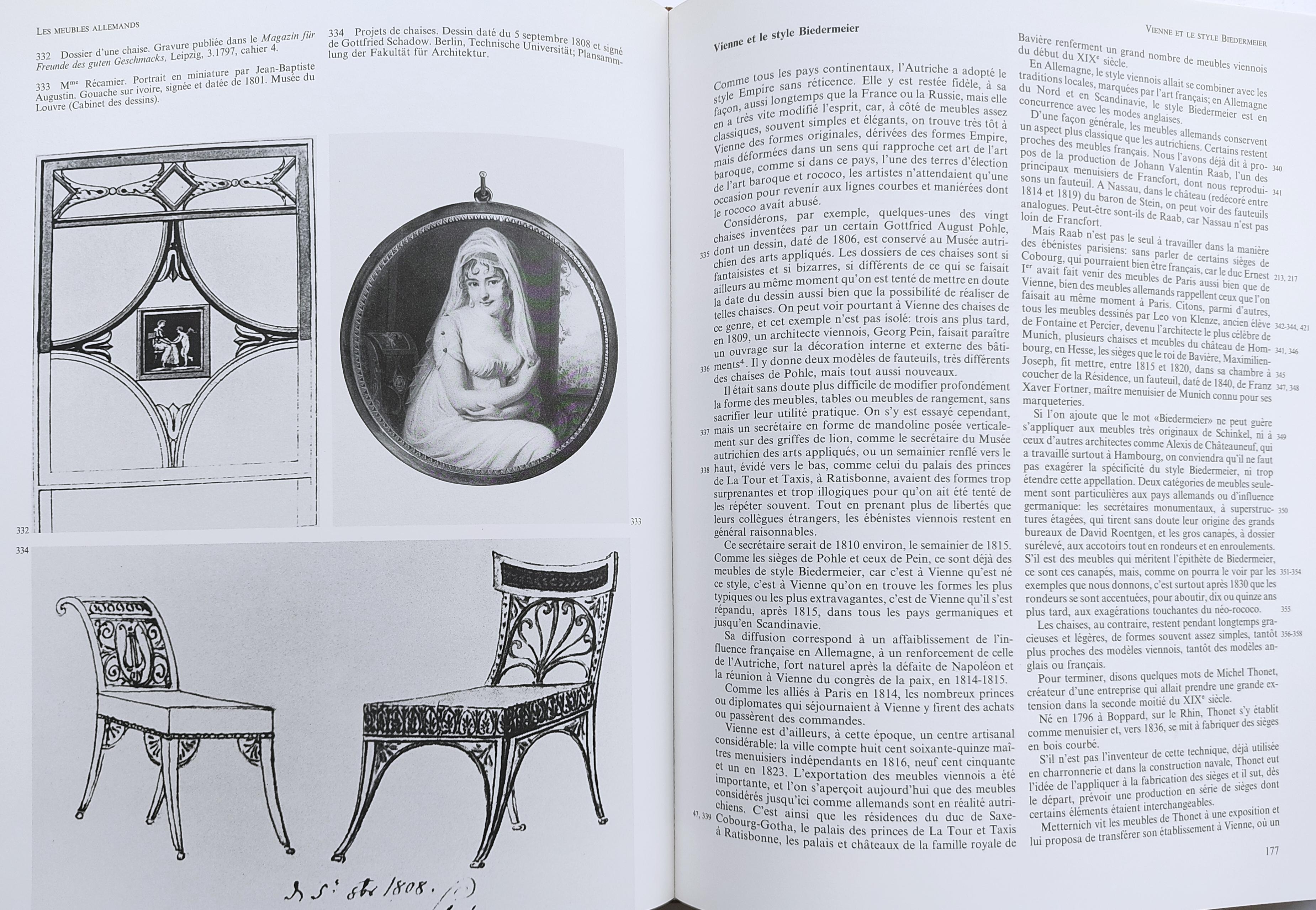 LES ARTS DÉCORATIFS DE 1790 À 1850.  
