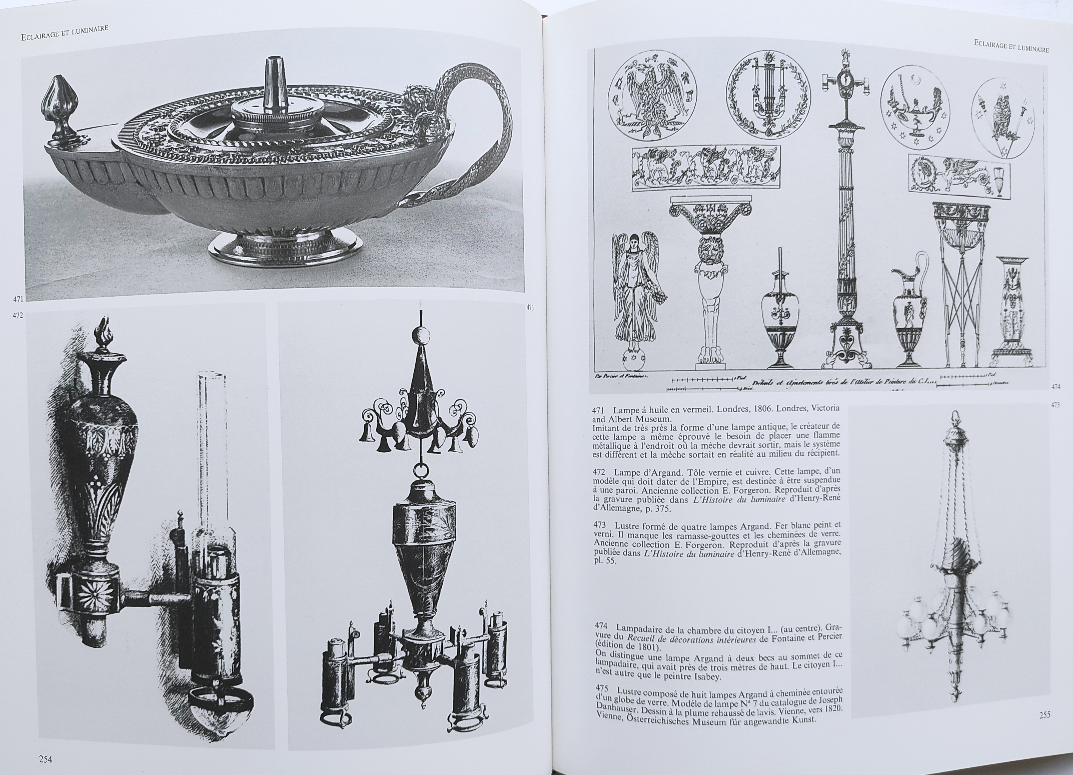 LES ARTS DÉCORATIFS DE 1790 À 1850.  