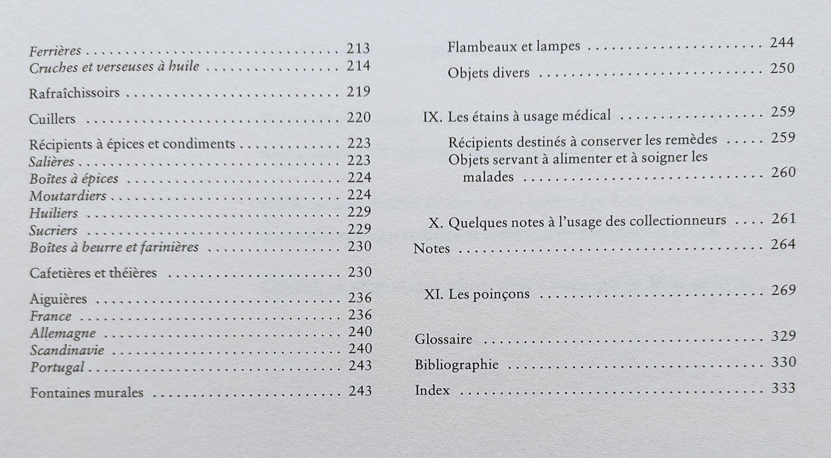 LES ÉTAINS: DES ORIGINES AU DÉBUT DU XIXe SIÈCLE.  