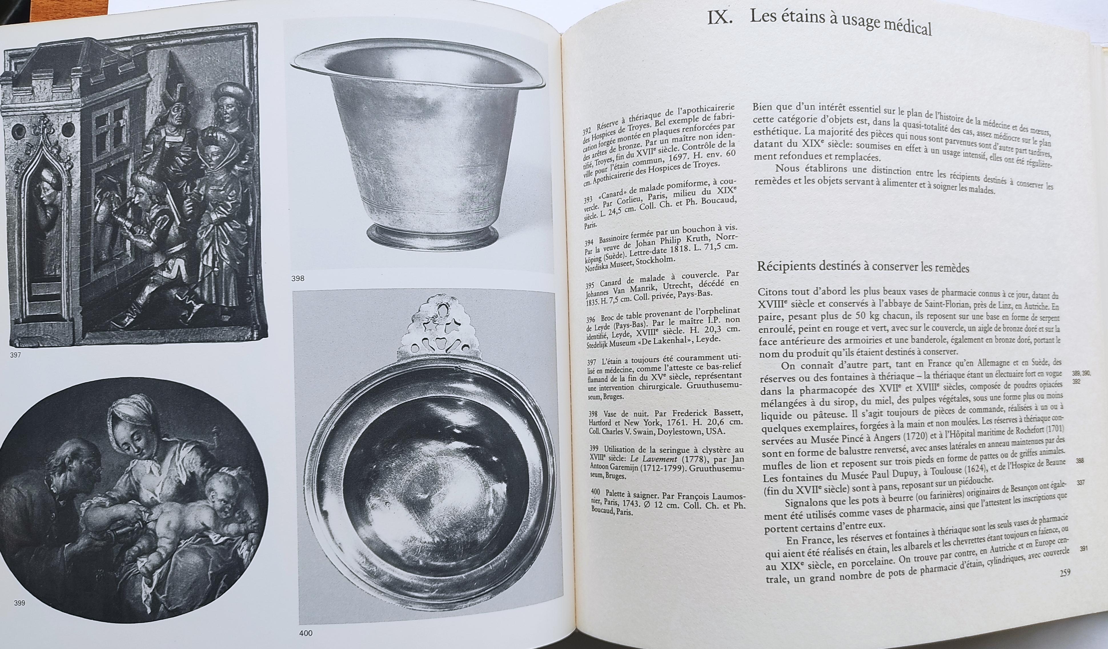 LES ÉTAINS: DES ORIGINES AU DÉBUT DU XIXe SIÈCLE.  