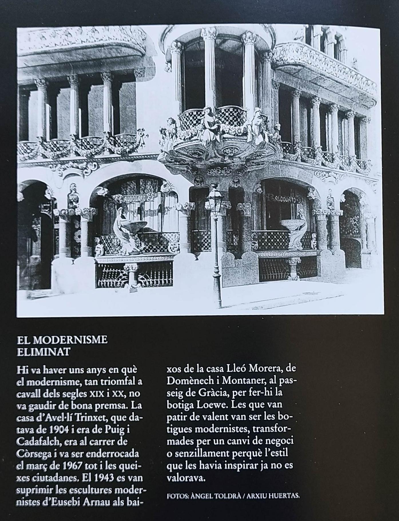 LA BARCELONA DESAPAREGUDA.  